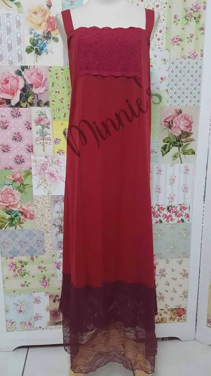 Burgundy 3-Piece Dress Set ML08