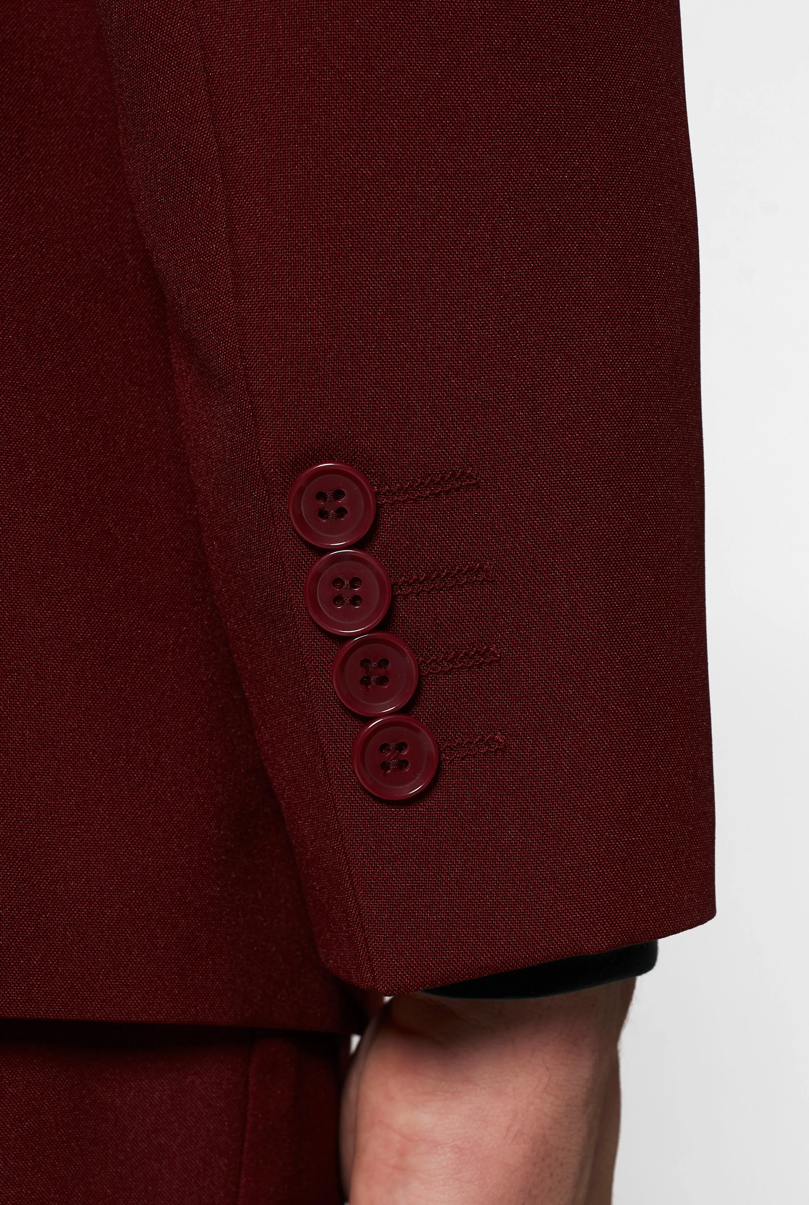 Burgundy Wedding Suit