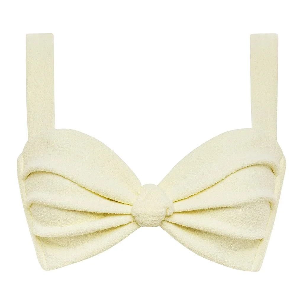 Buttercream Rib Hayden Bikini Top