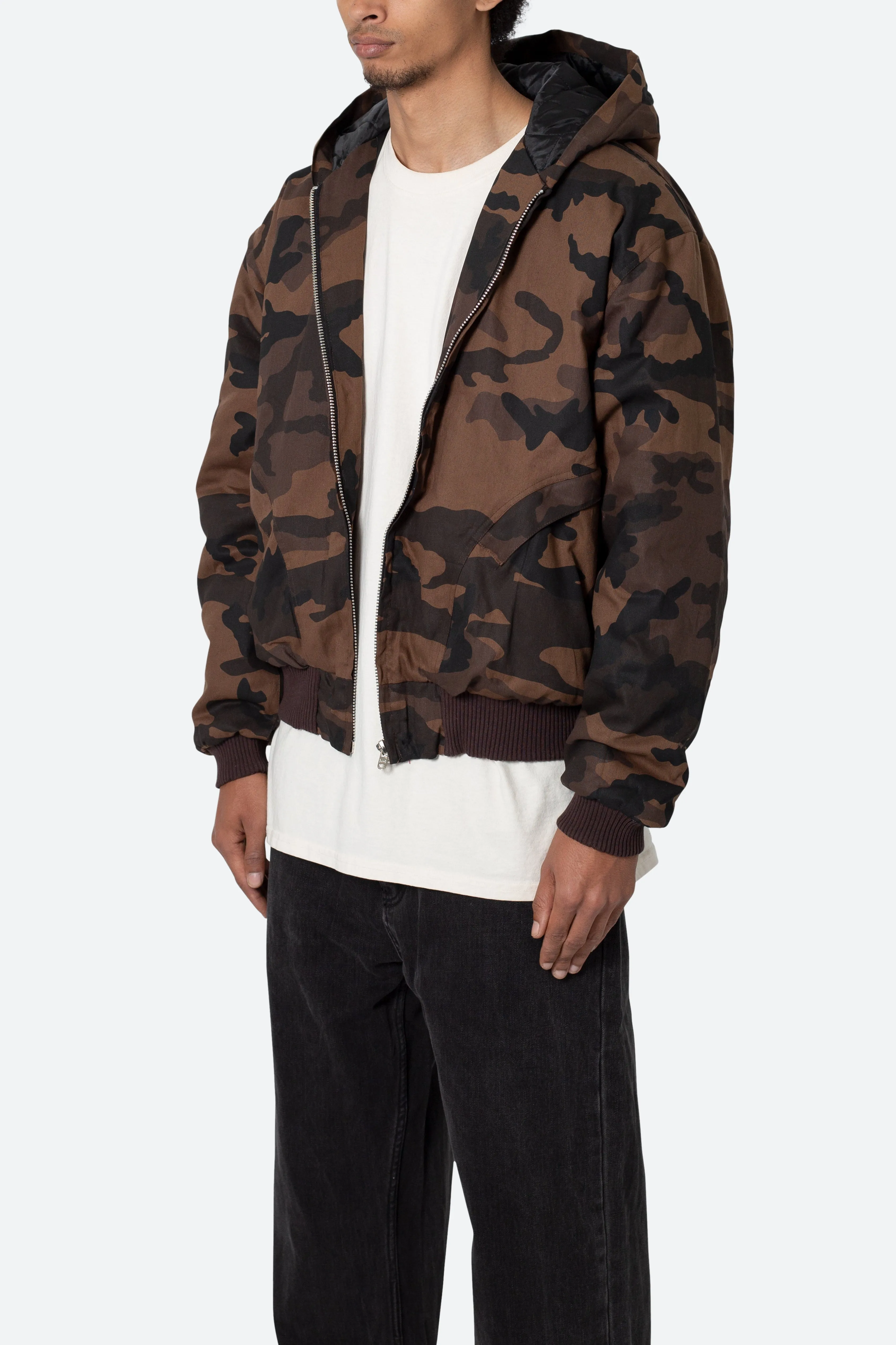 Camo Zip Up Jacket - Camo
