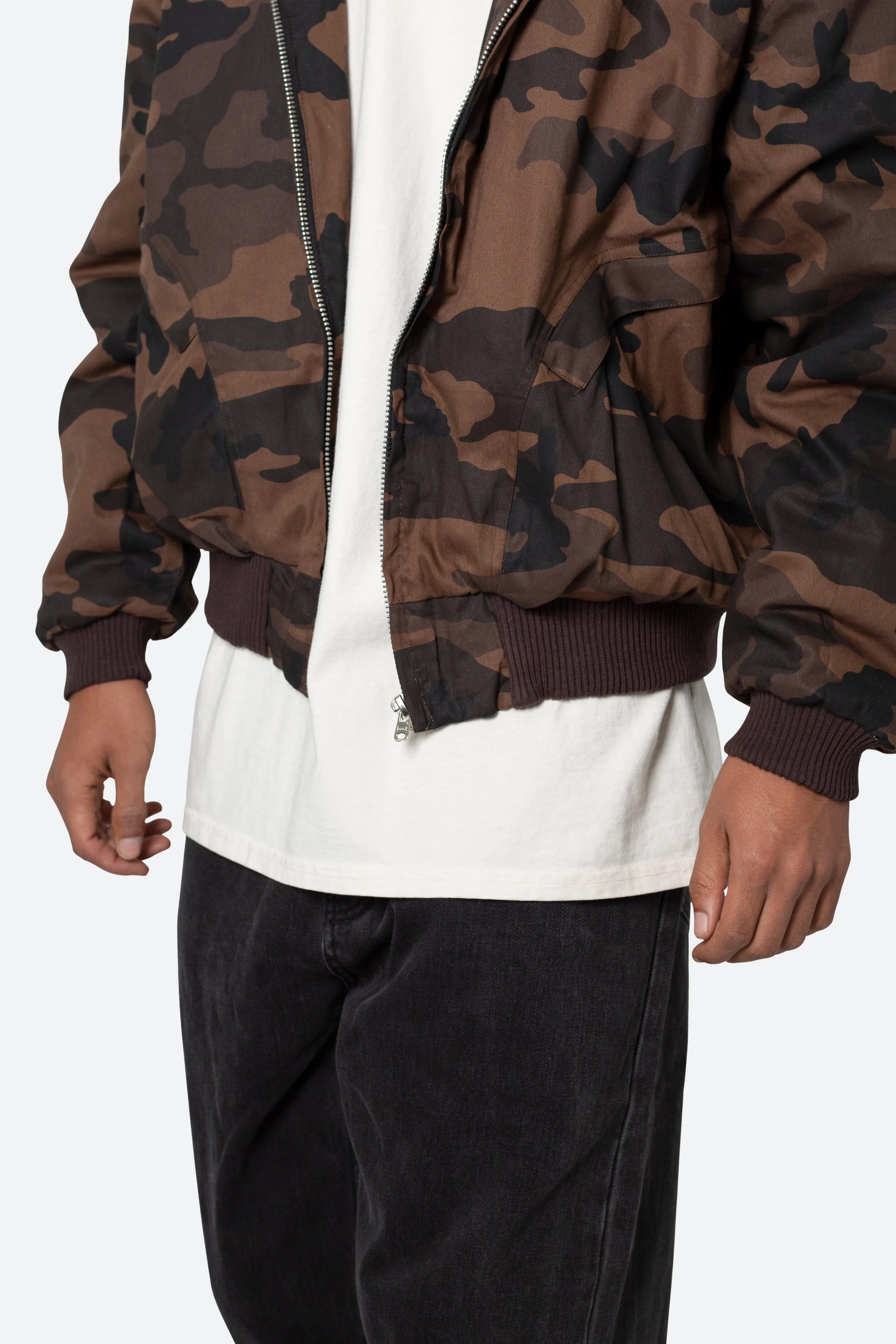 Camo Zip Up Jacket - Camo