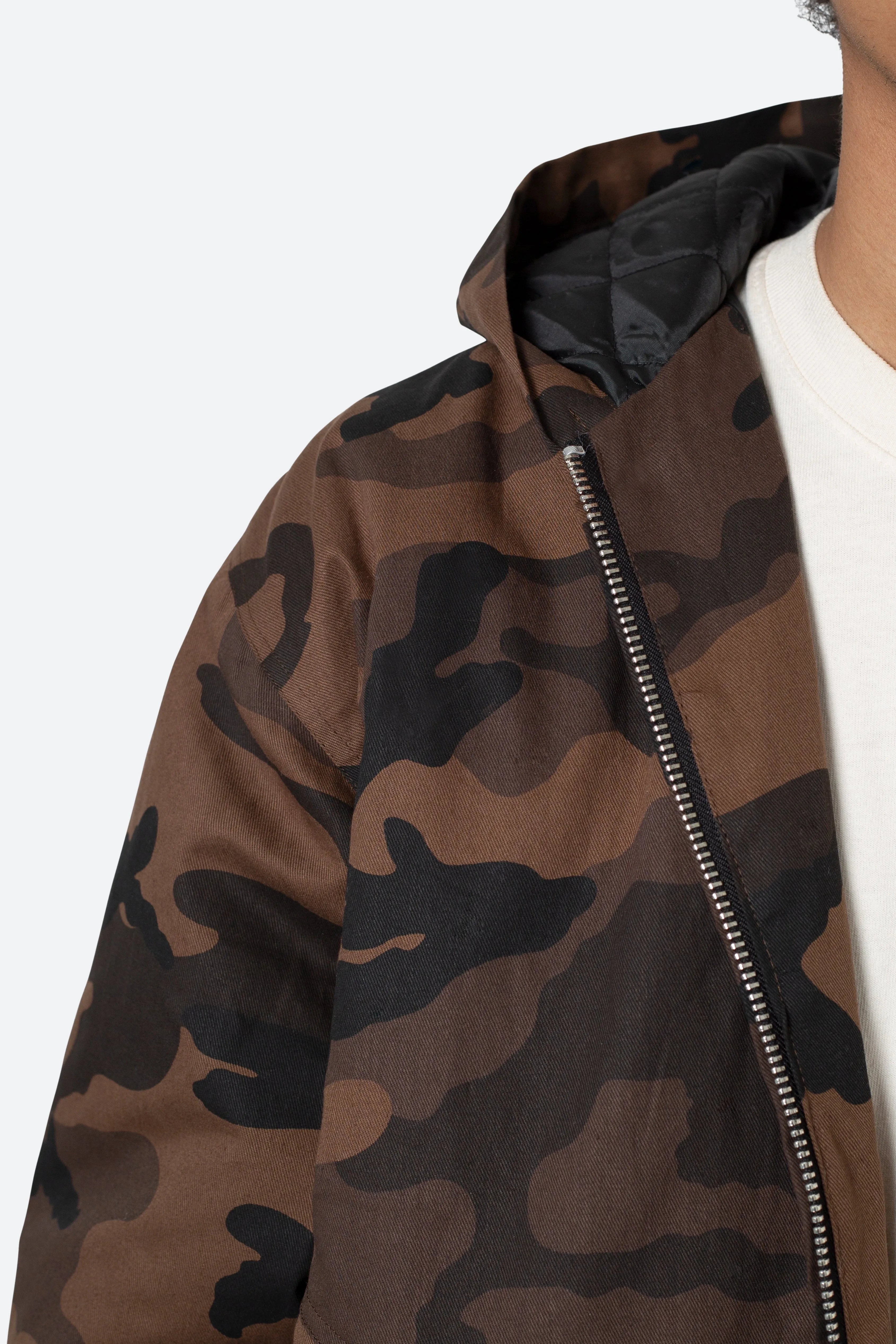 Camo Zip Up Jacket - Camo