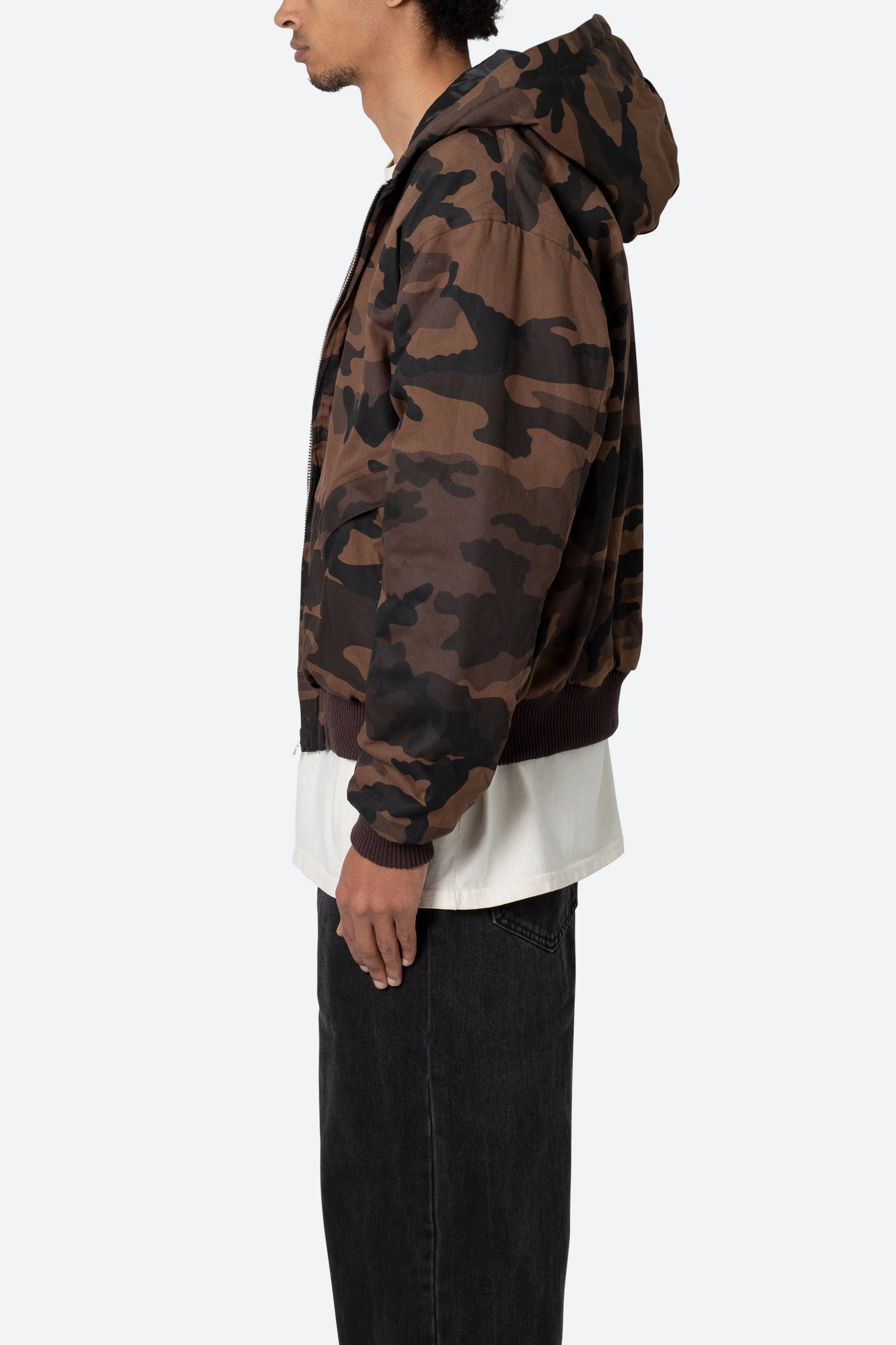 Camo Zip Up Jacket - Camo