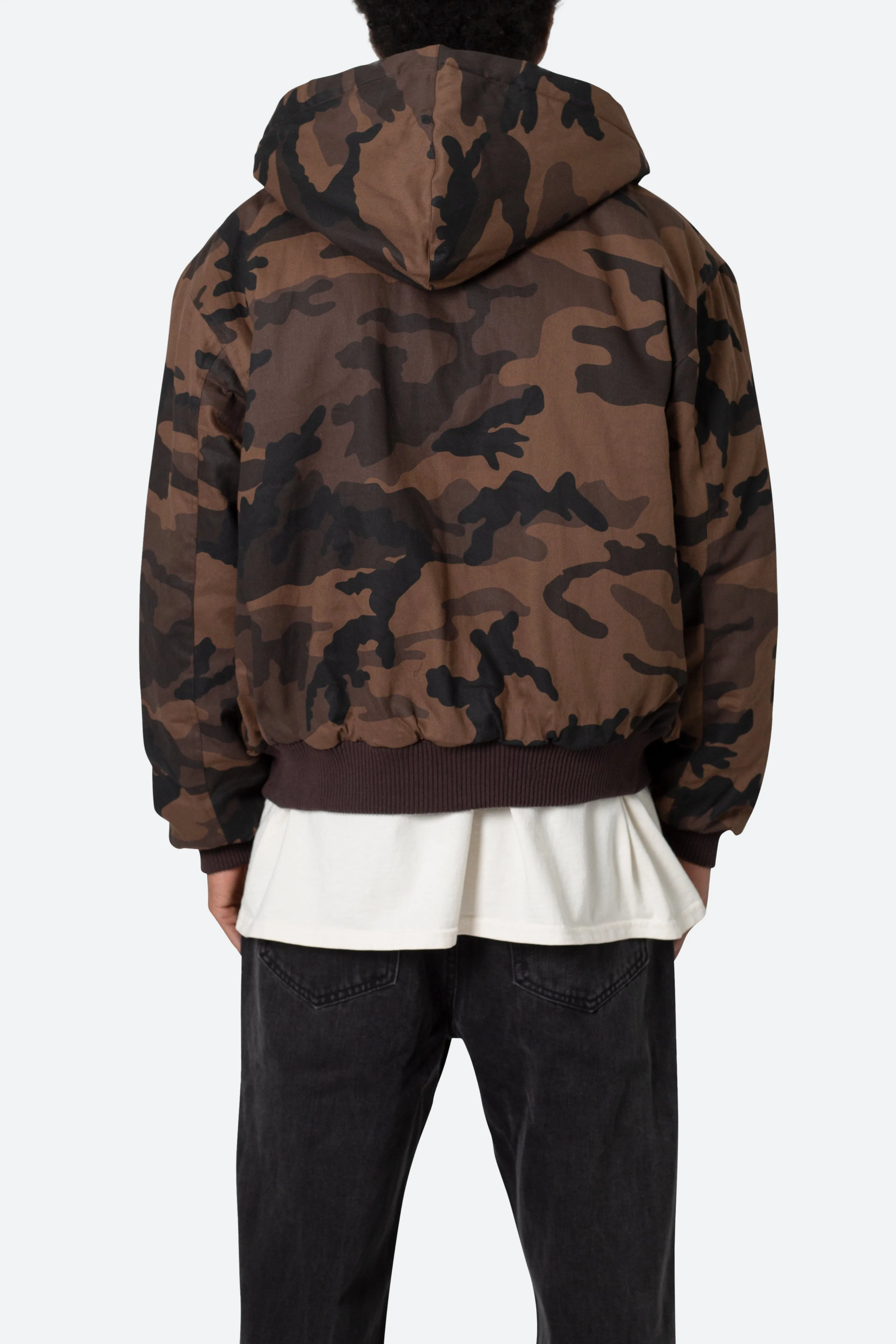 Camo Zip Up Jacket - Camo