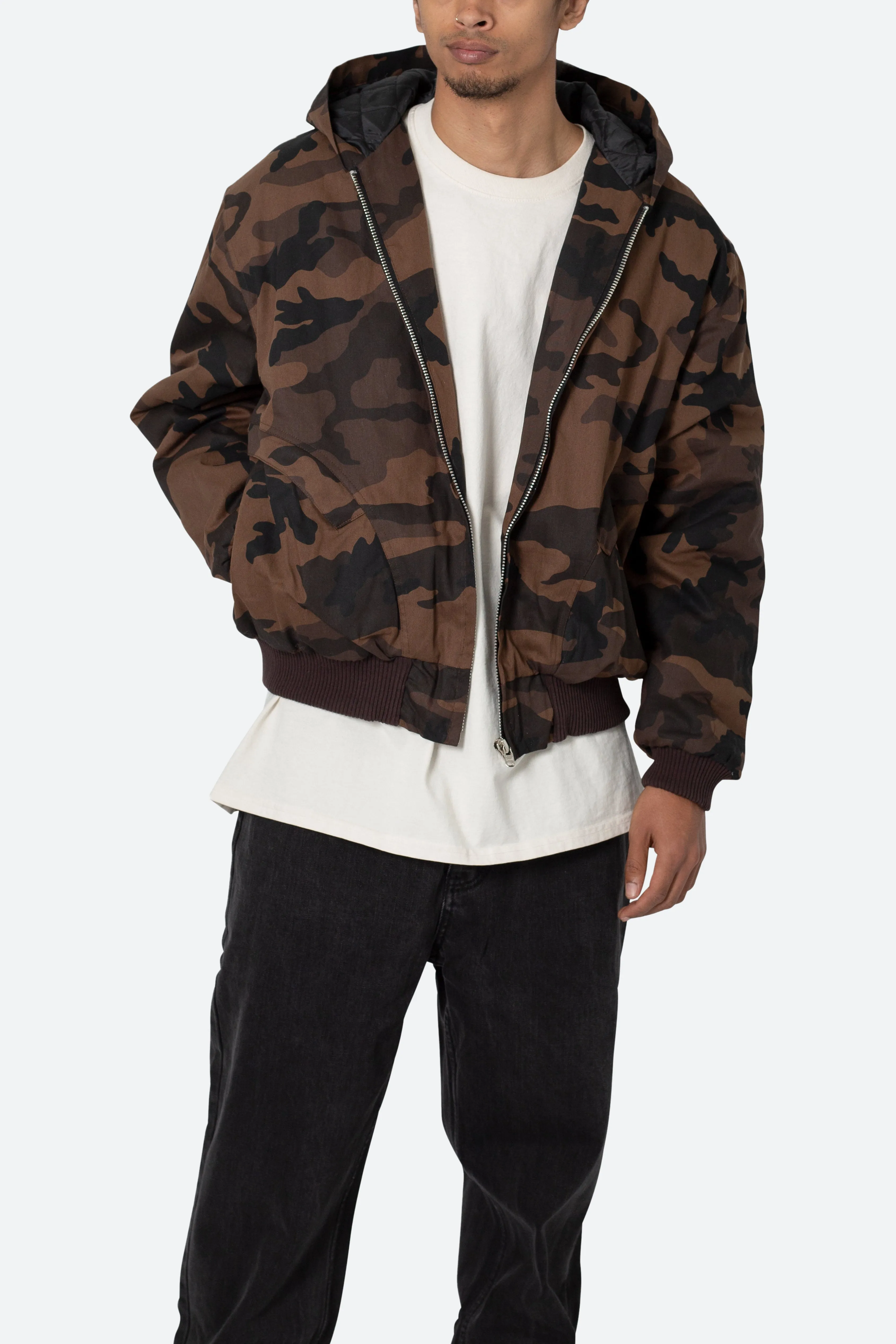 Camo Zip Up Jacket - Camo