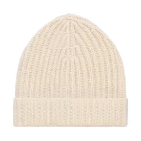 Cashmere Hat in Milk White