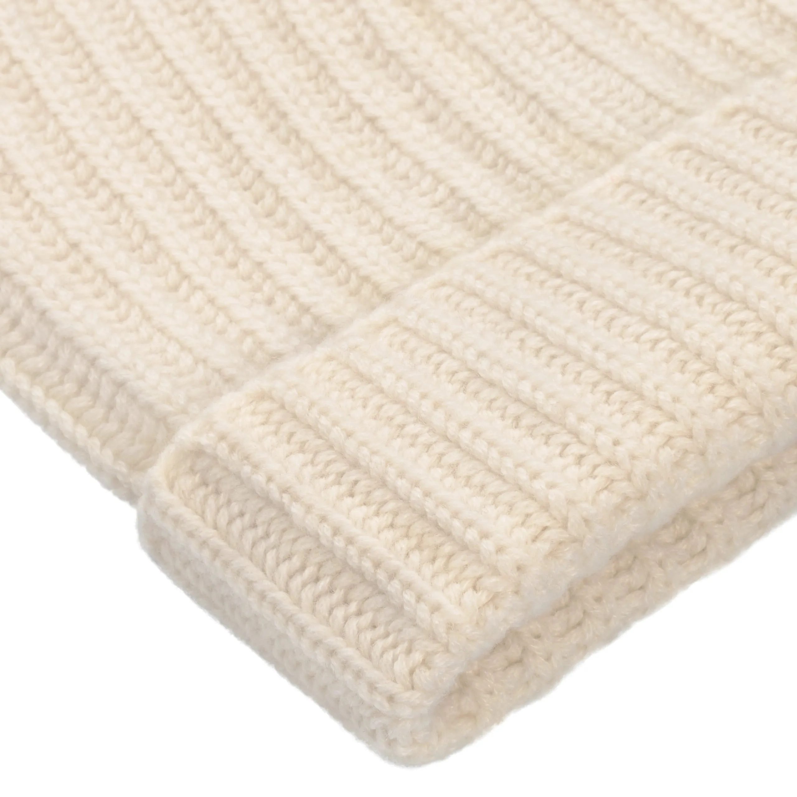 Cashmere Hat in Milk White