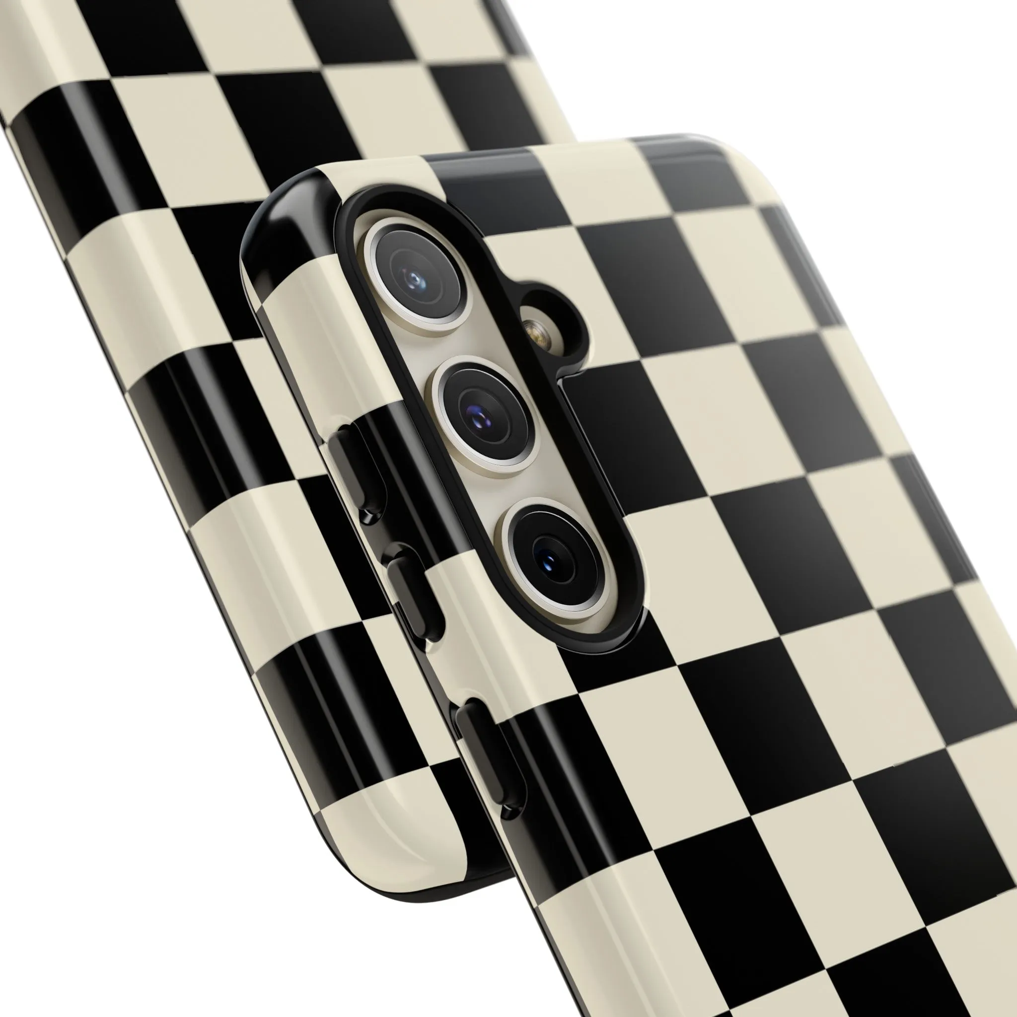 Checkered Blend | Black & White Case