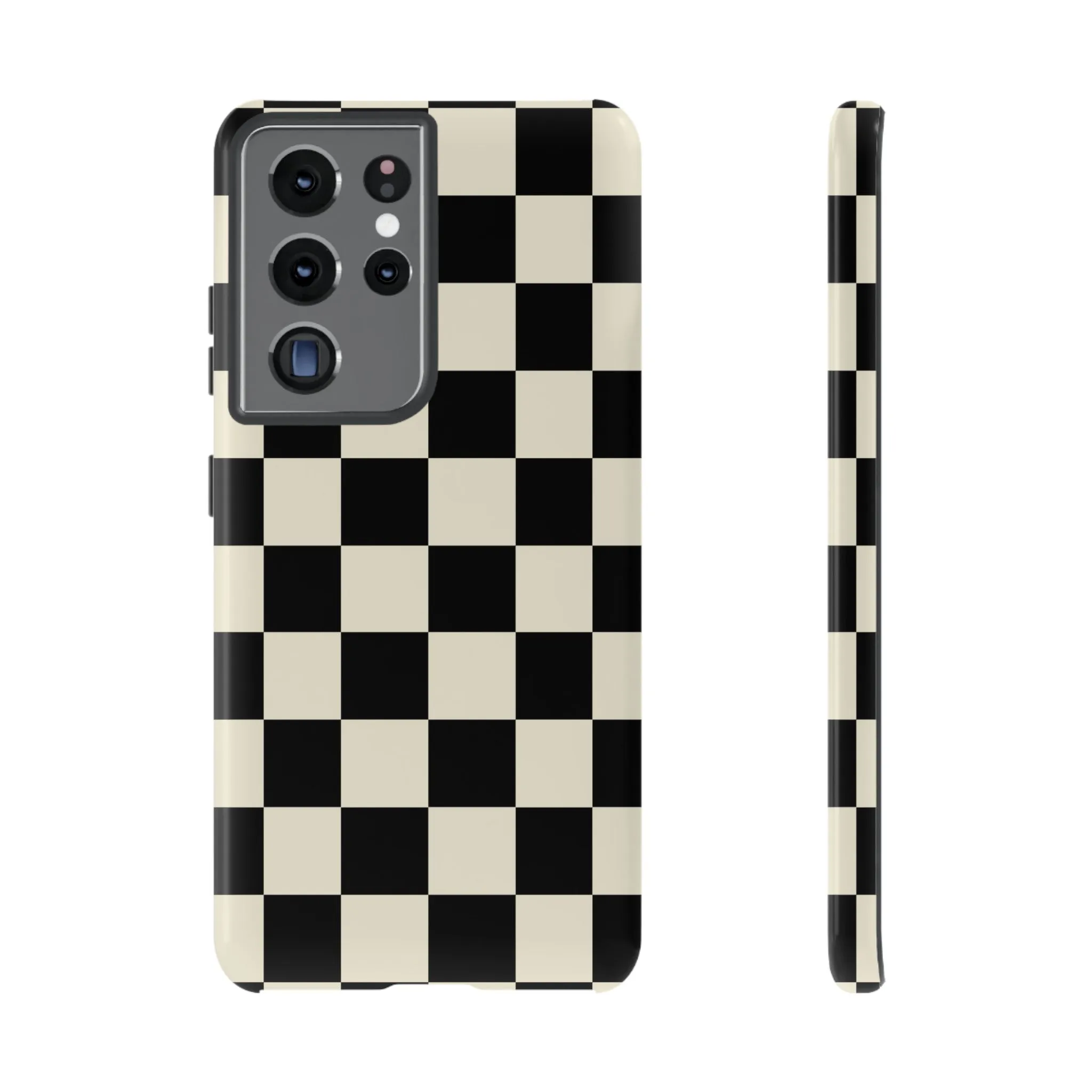 Checkered Blend | Black & White Case