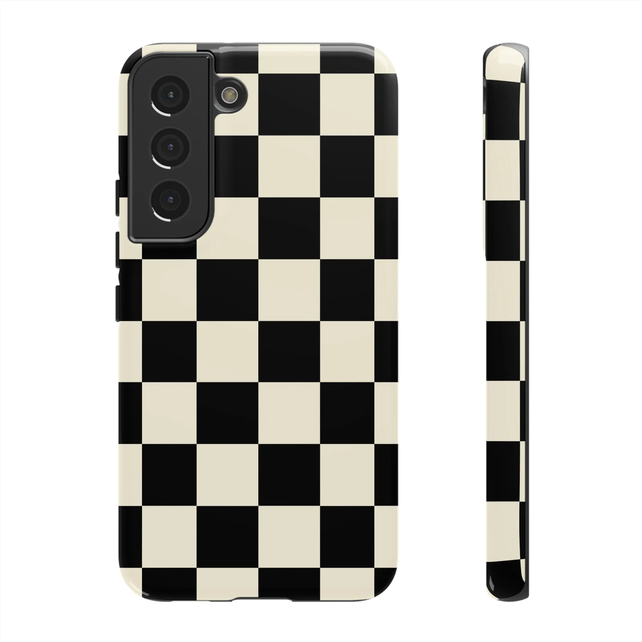 Checkered Blend | Black & White Case