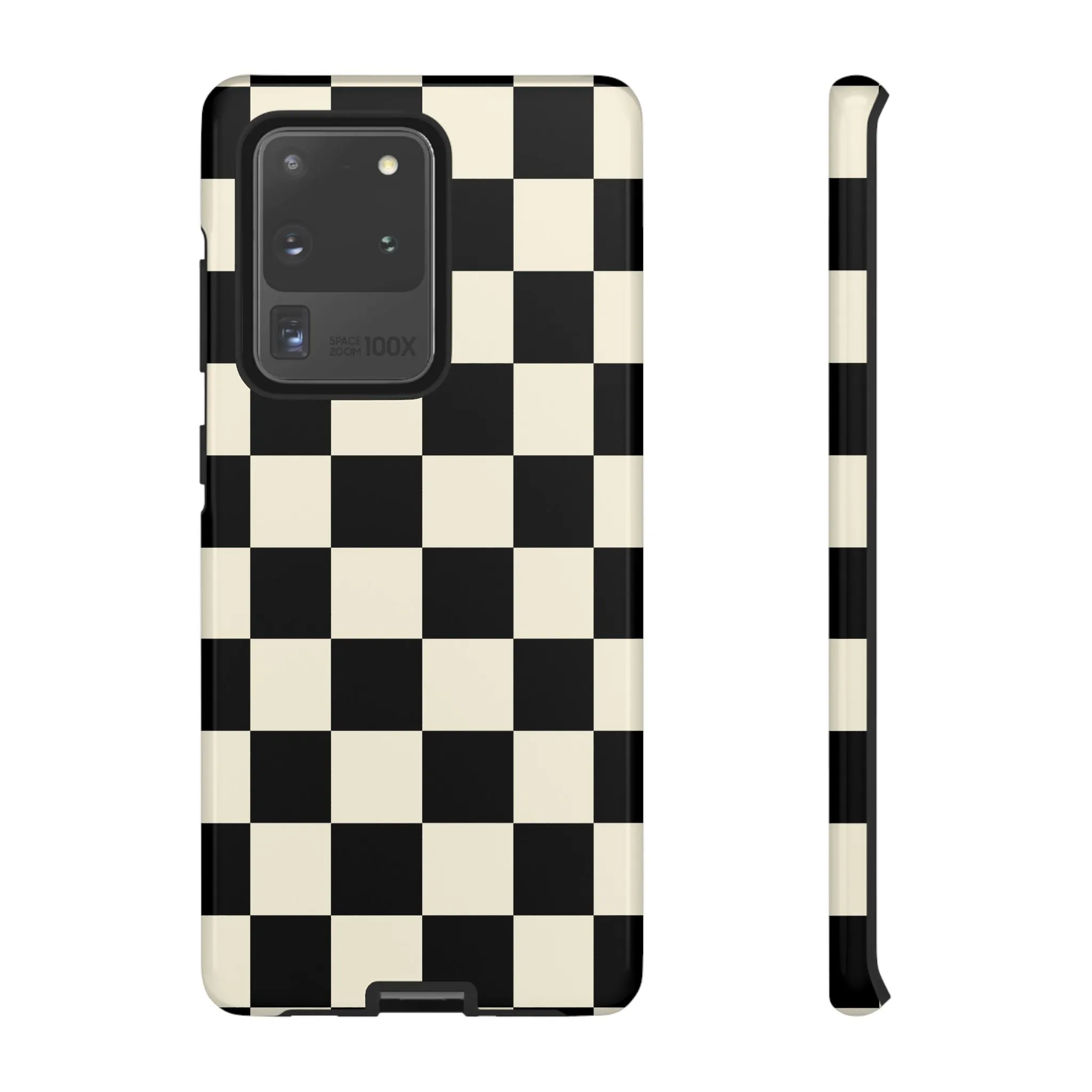 Checkered Blend | Black & White Case