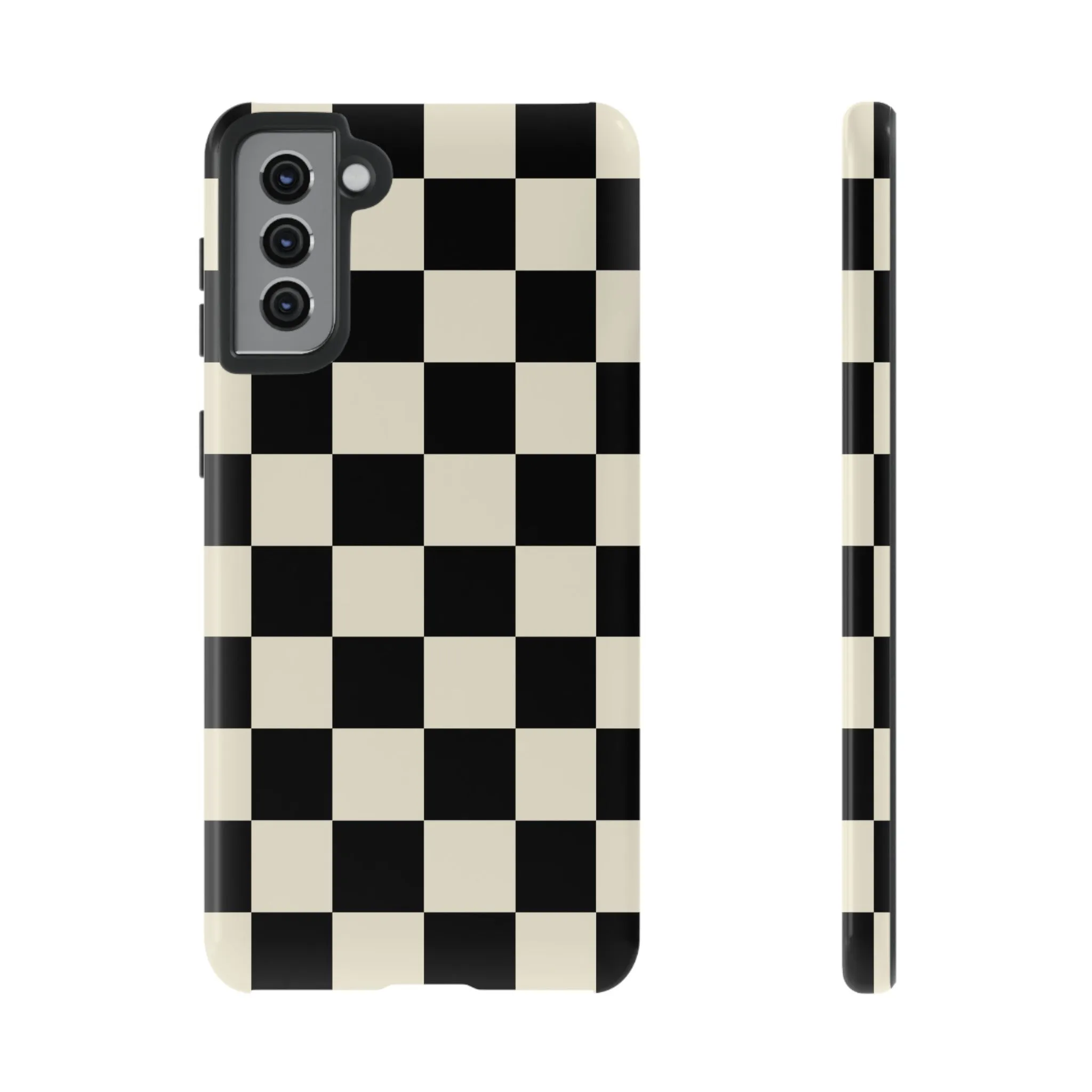 Checkered Blend | Black & White Case