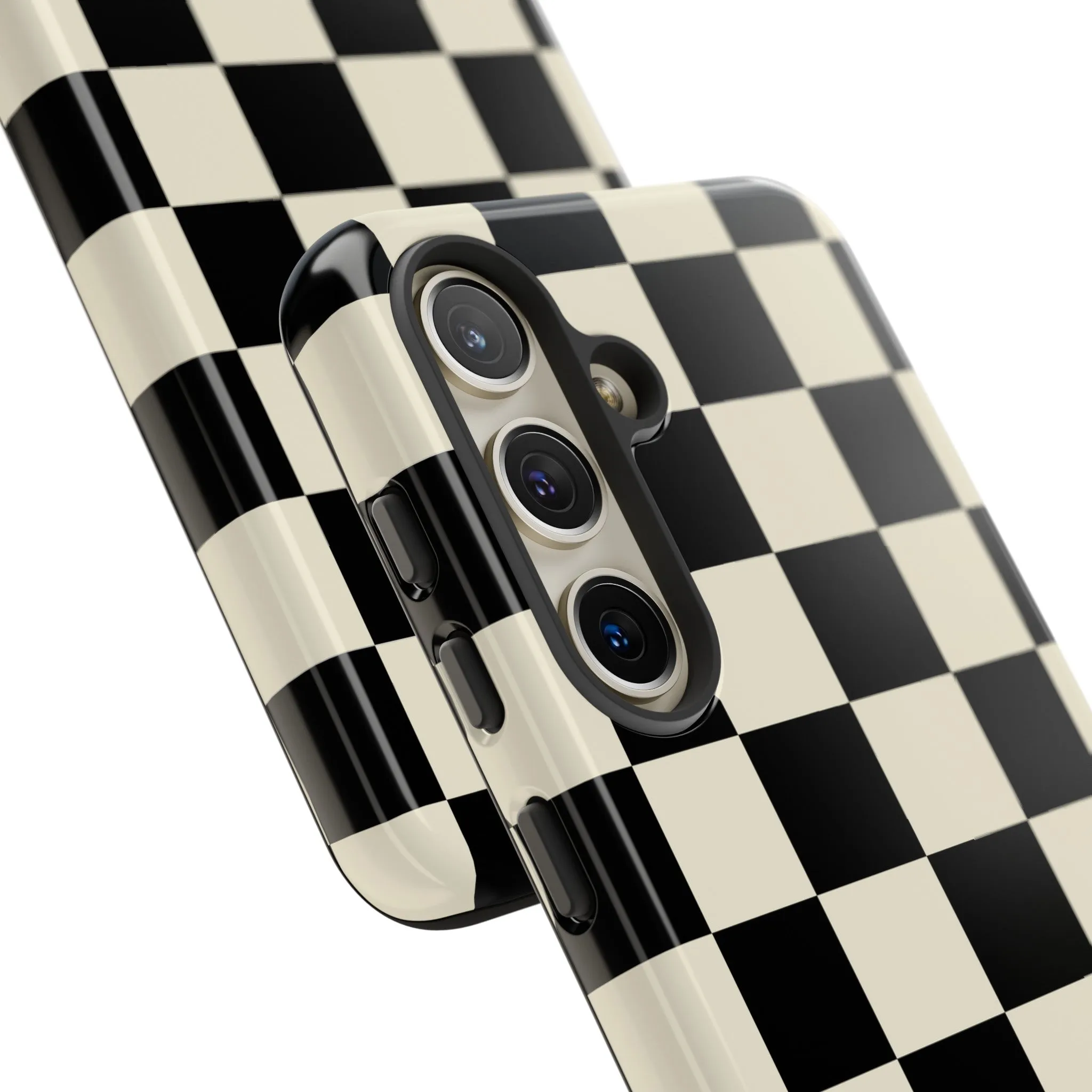 Checkered Blend | Black & White Case