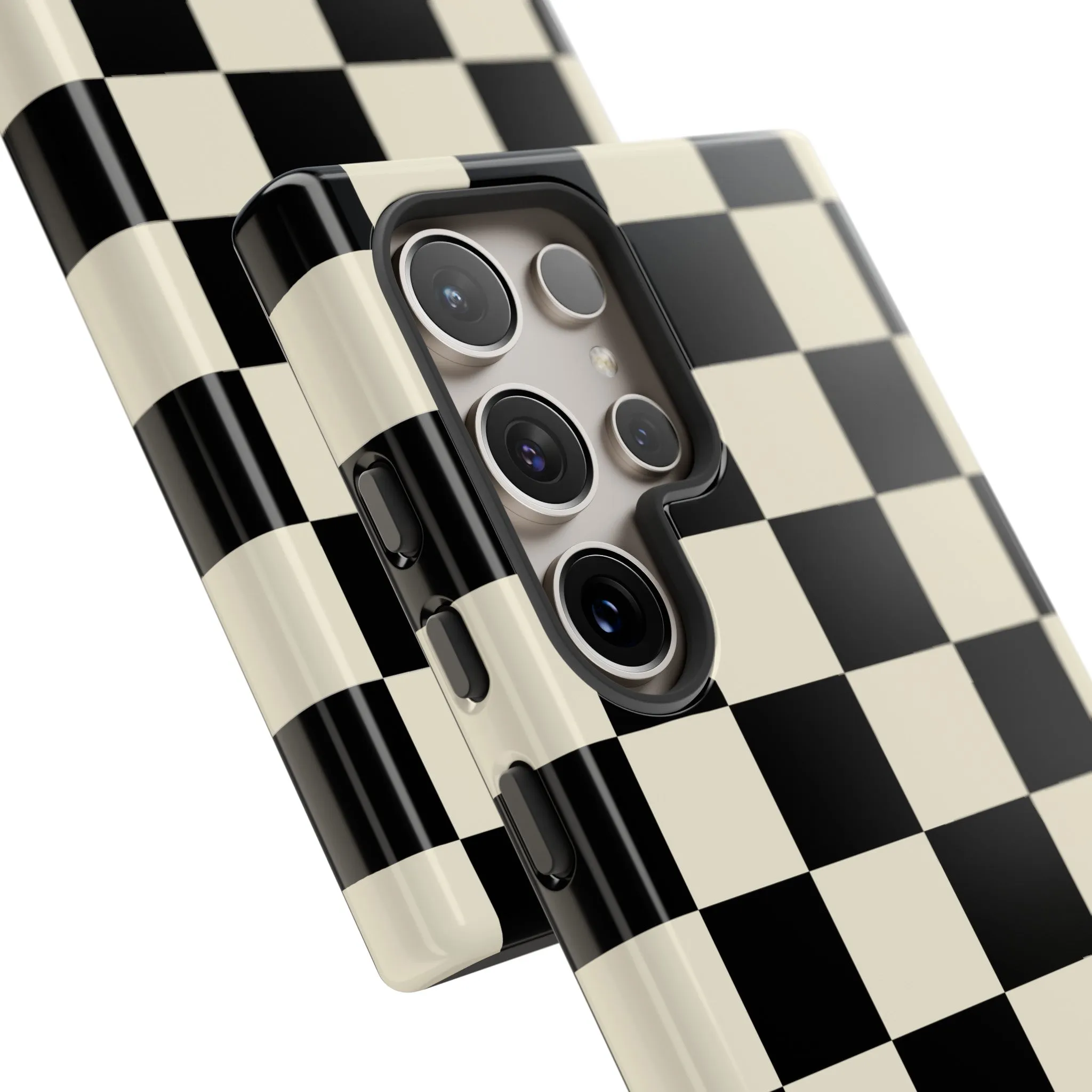 Checkered Blend | Black & White Case