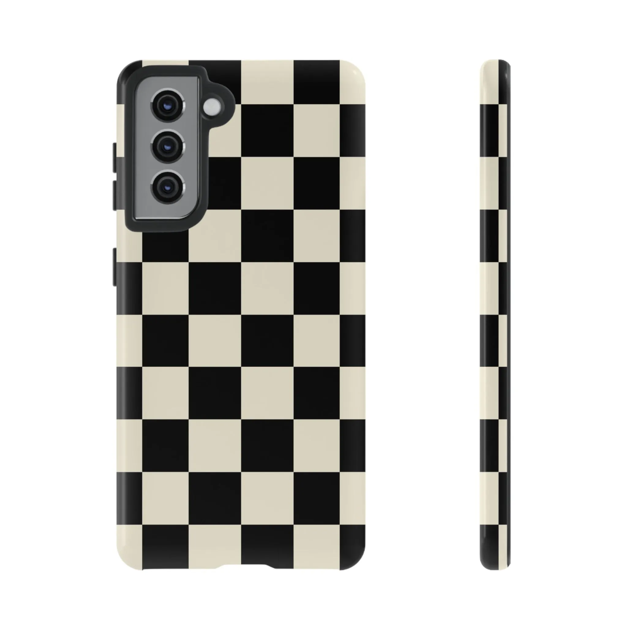 Checkered Blend | Black & White Case