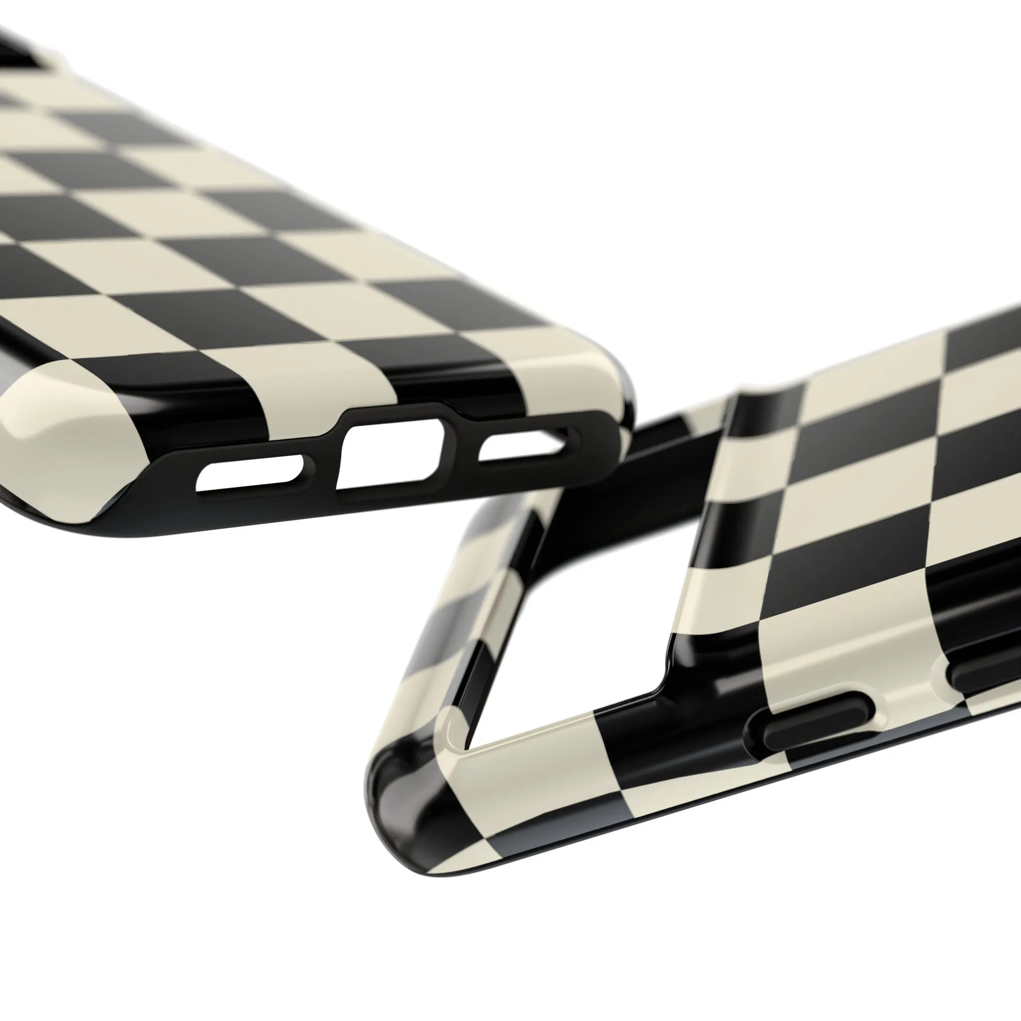 Checkered Blend | Black & White Case
