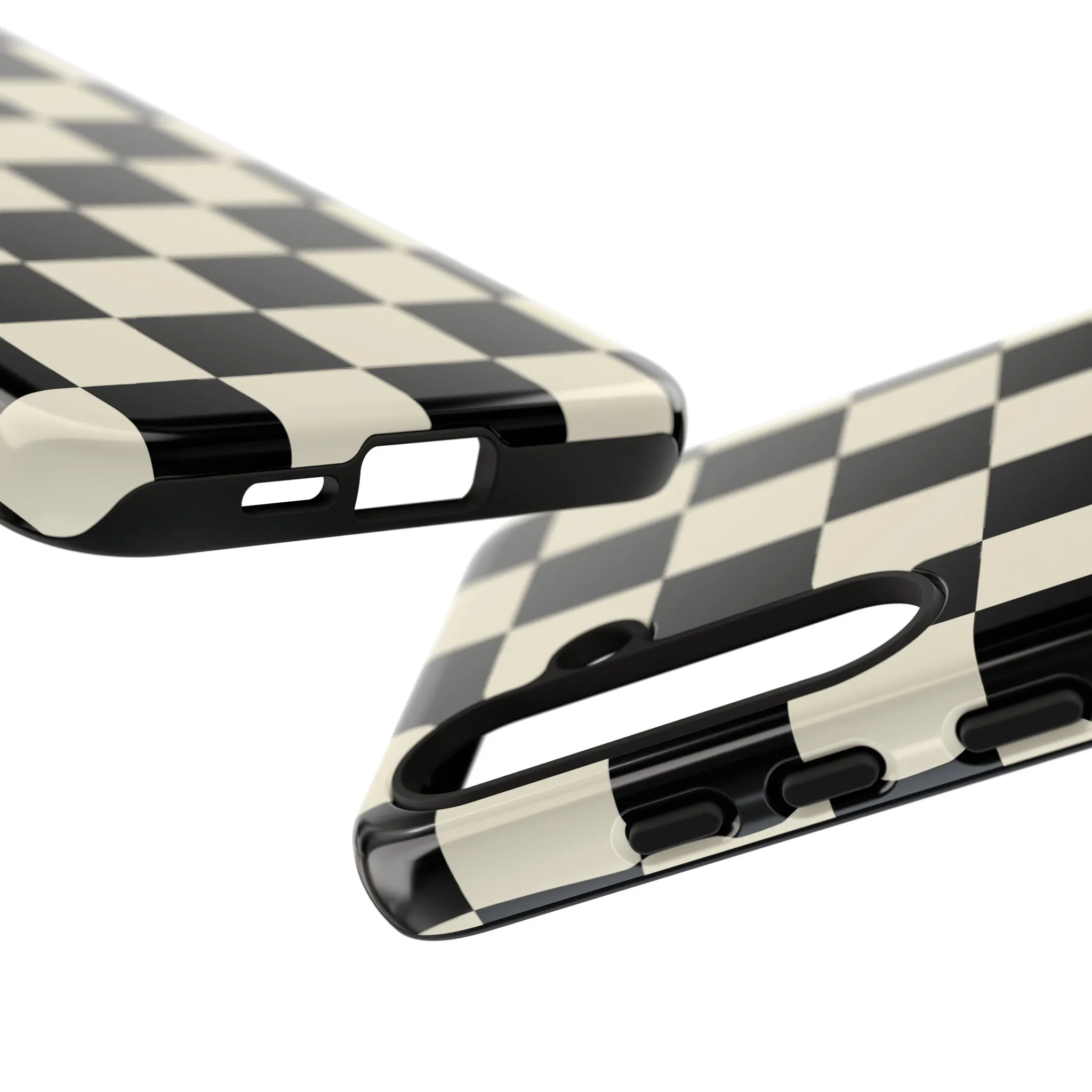 Checkered Blend | Black & White Case
