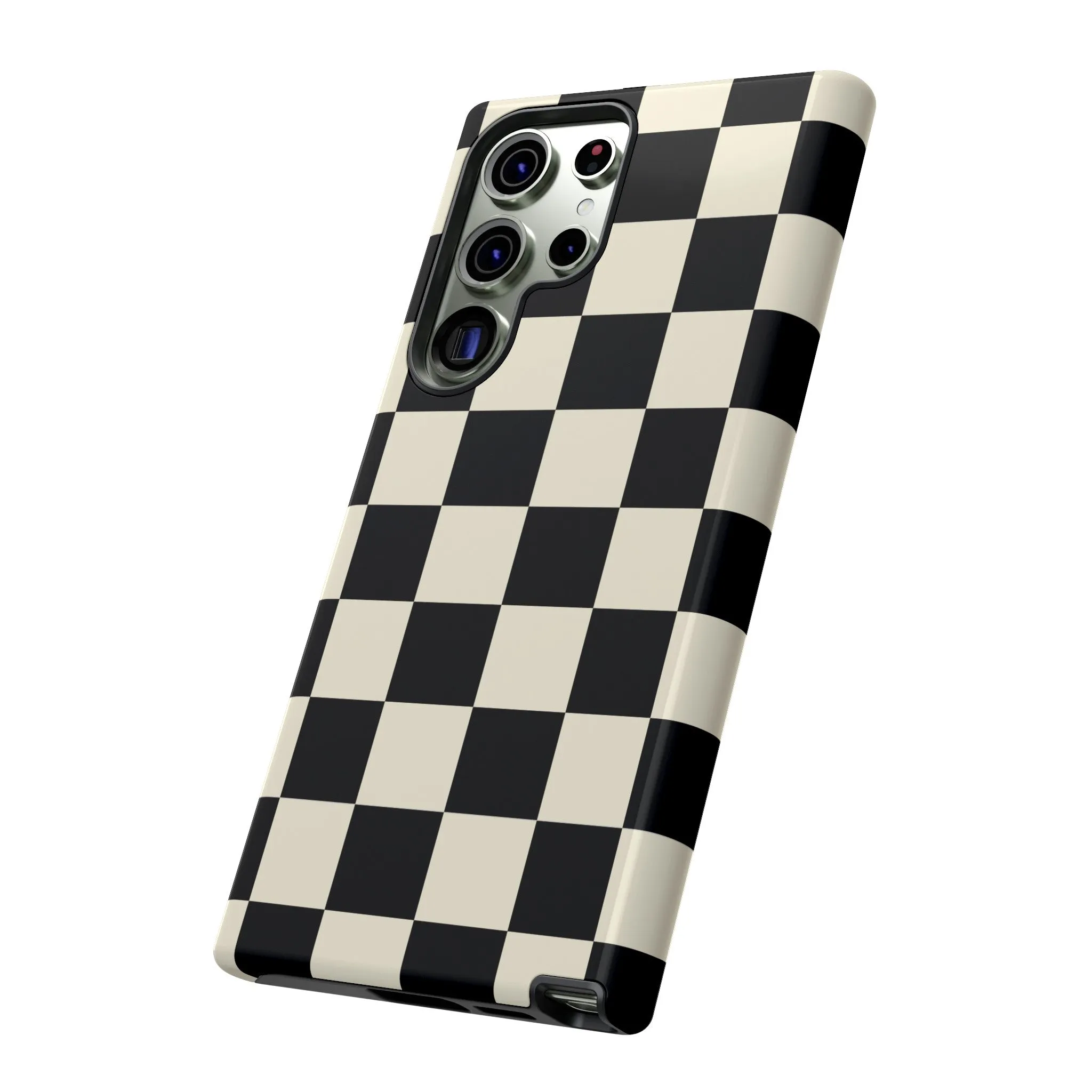 Checkered Blend | Black & White Case