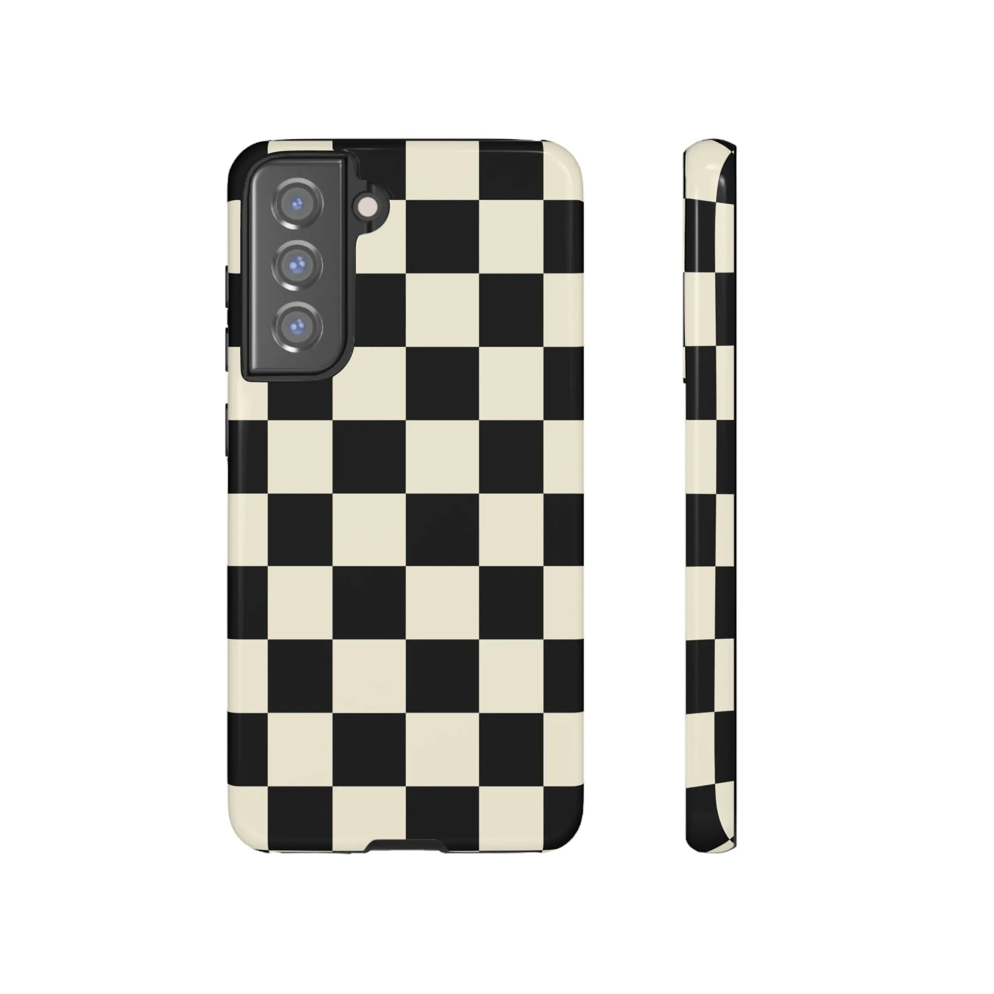 Checkered Blend | Black & White Case