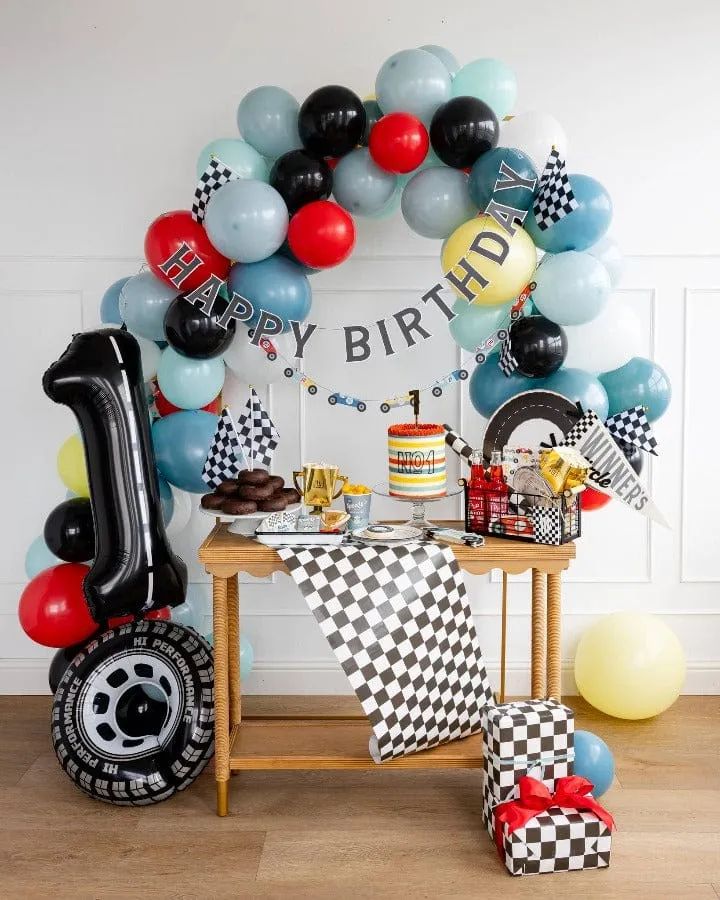 Checkered Flag Paper Runner