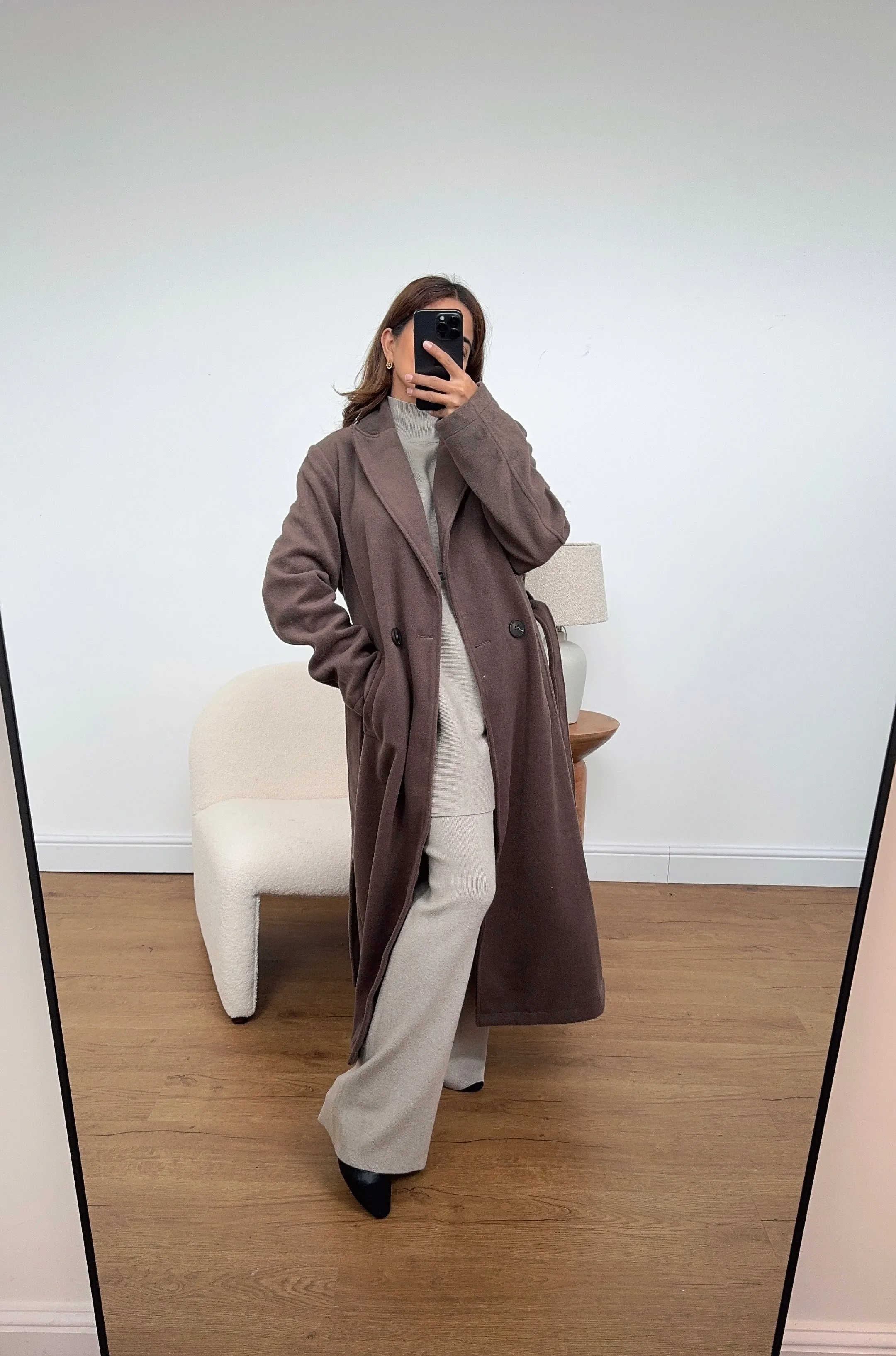 chiara coat in coco