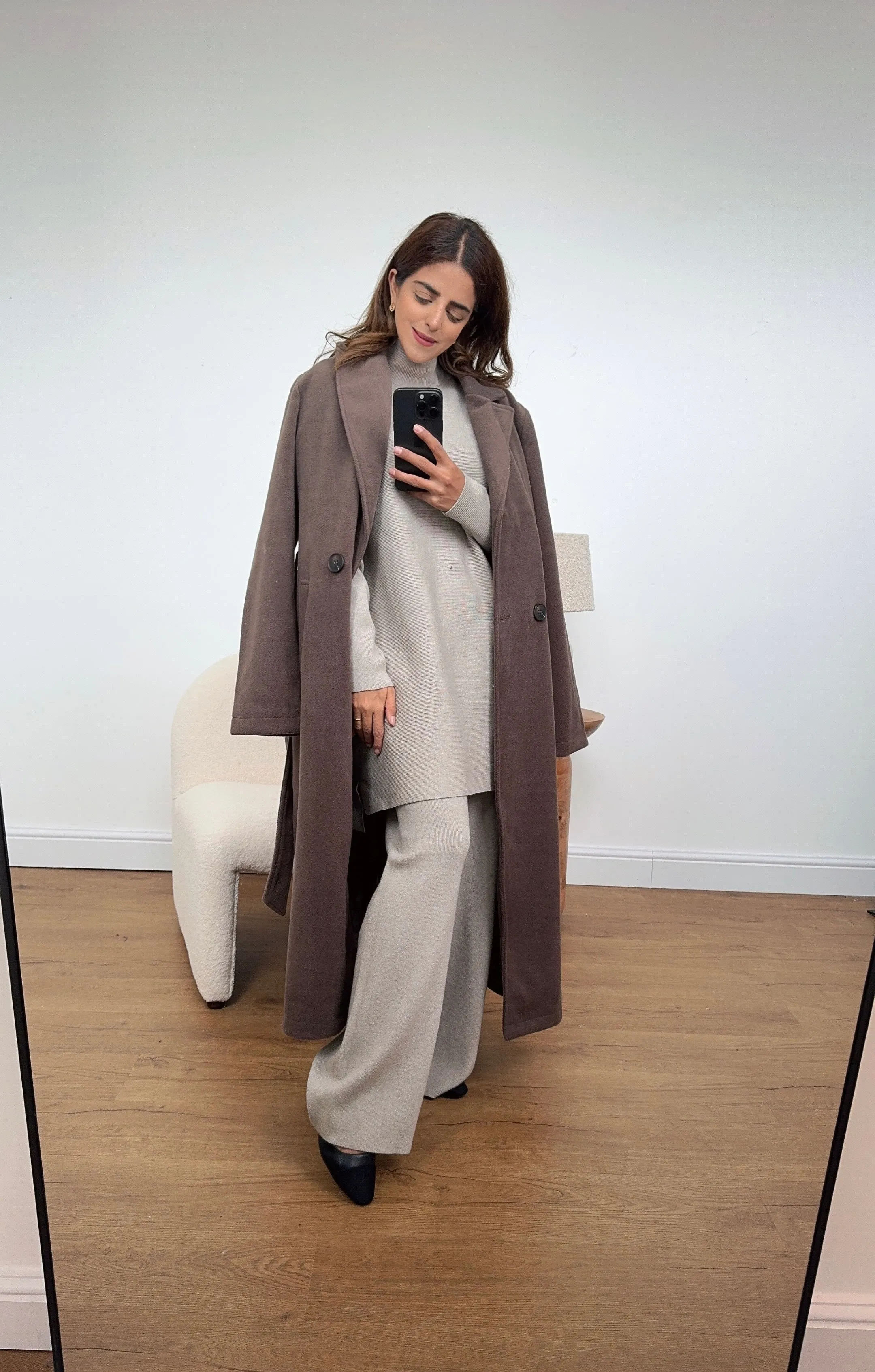 chiara coat in coco