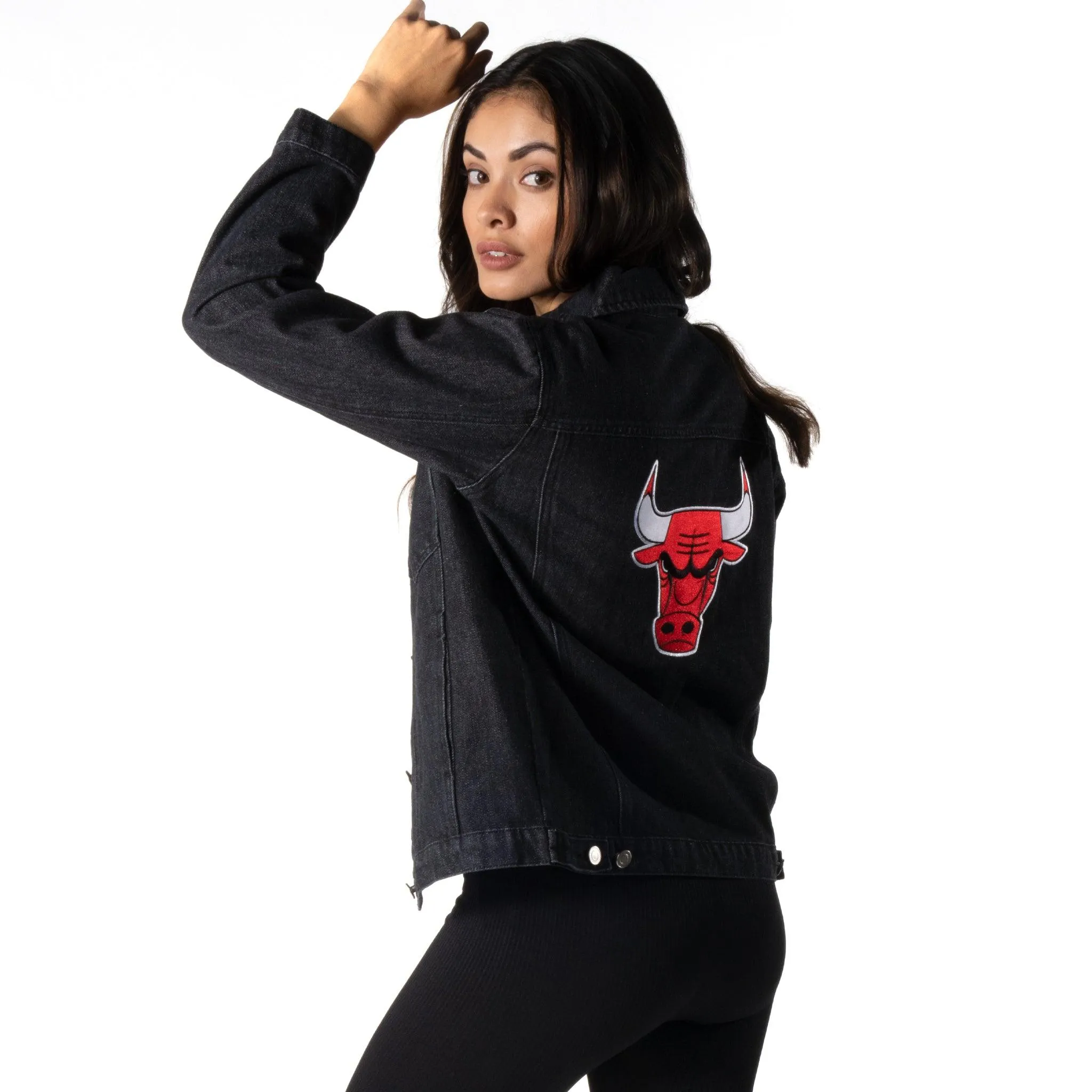 Chicago Bulls Patch Denim Jacket