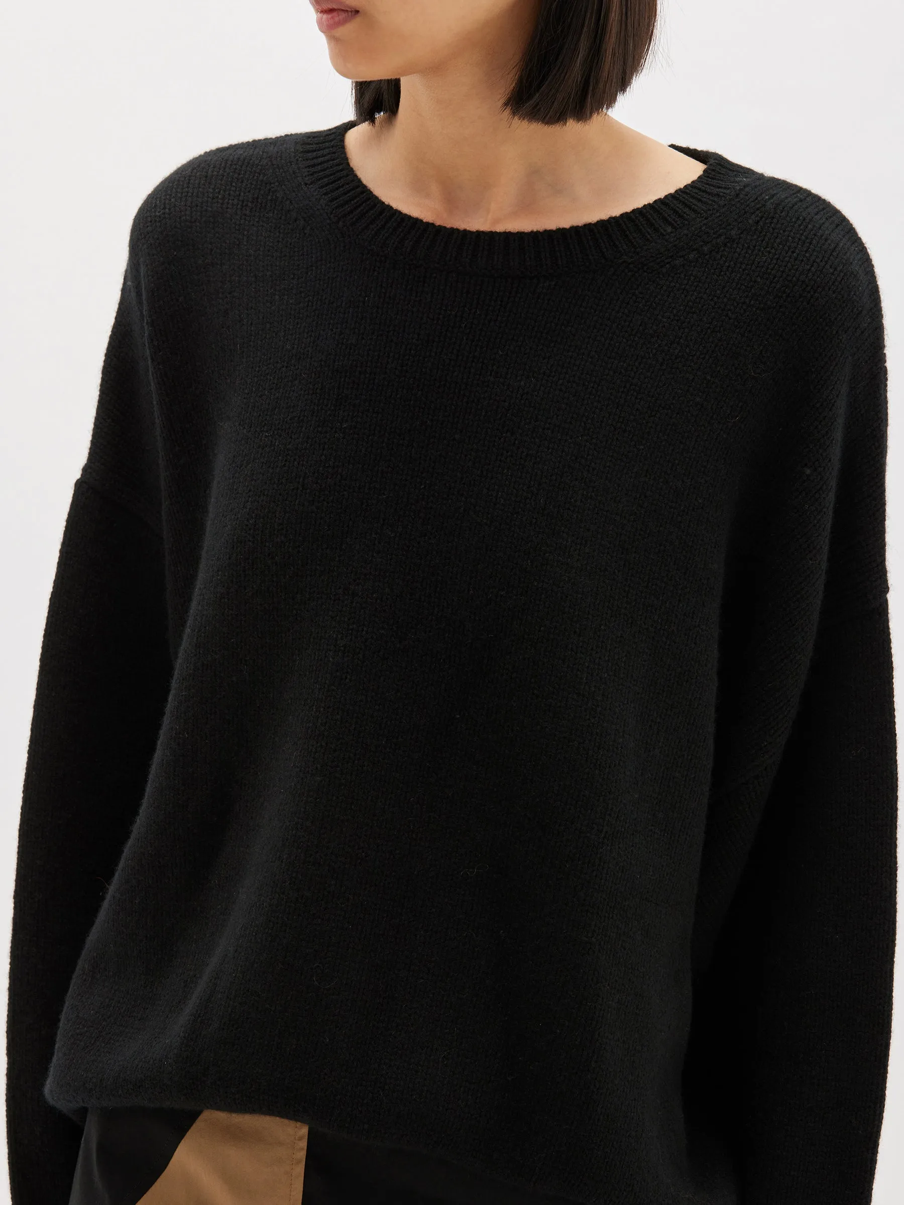 chunky open back knit