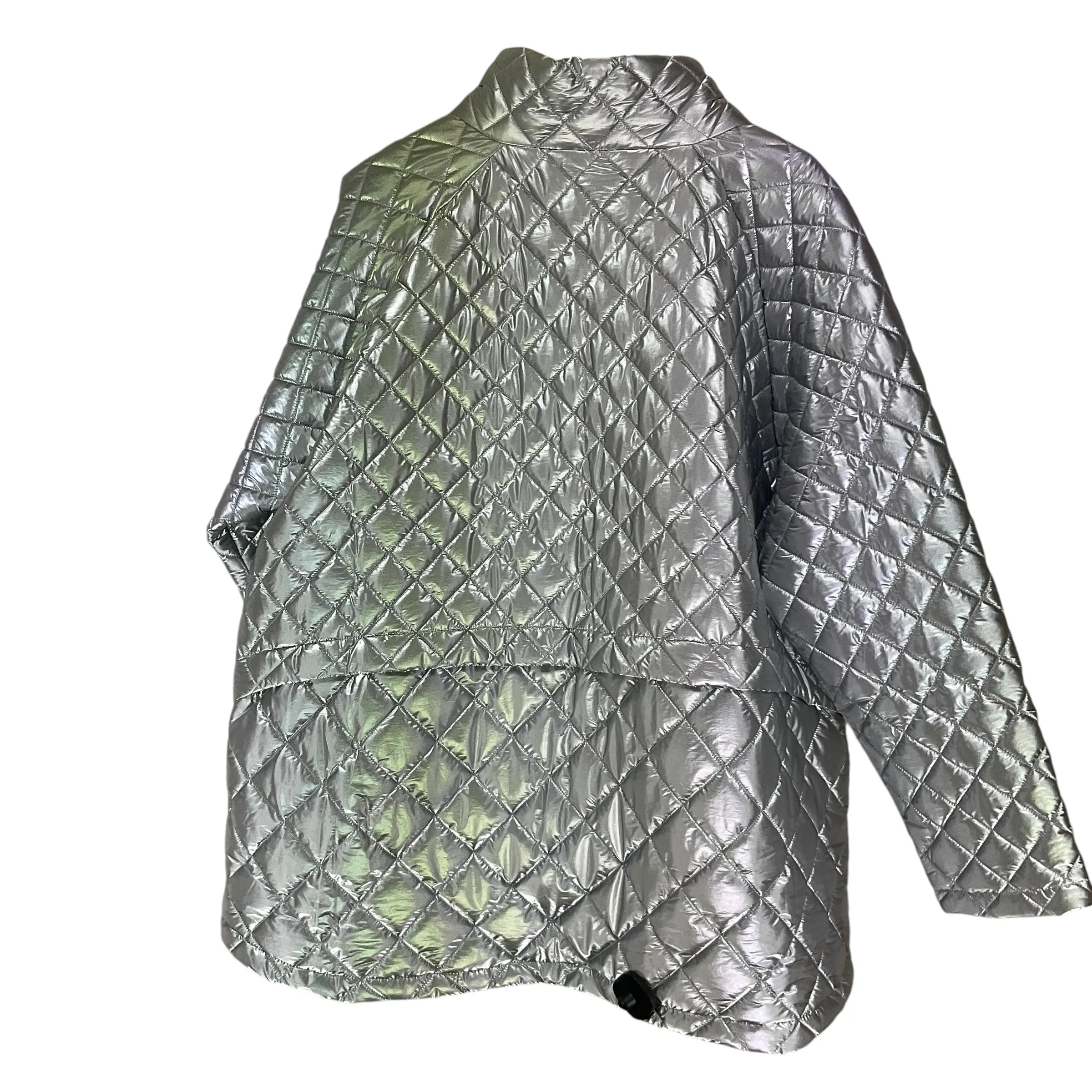 Coat Puffer & Quilted By Athleta In Silver, Size: 2x