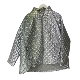 Coat Puffer & Quilted By Athleta In Silver, Size: 2x