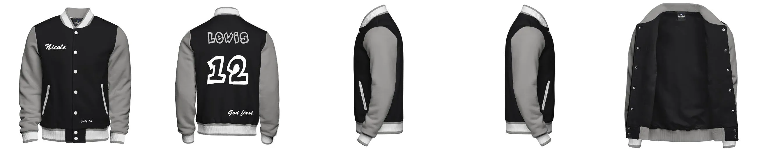 Cotton Fleece Varsity Jacket