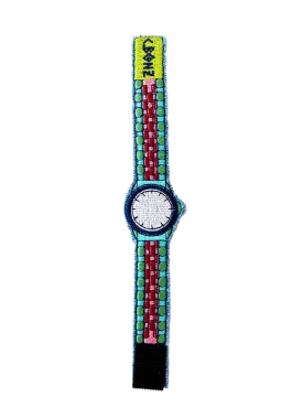 Customizable Embroidered "Watch" Bracelet