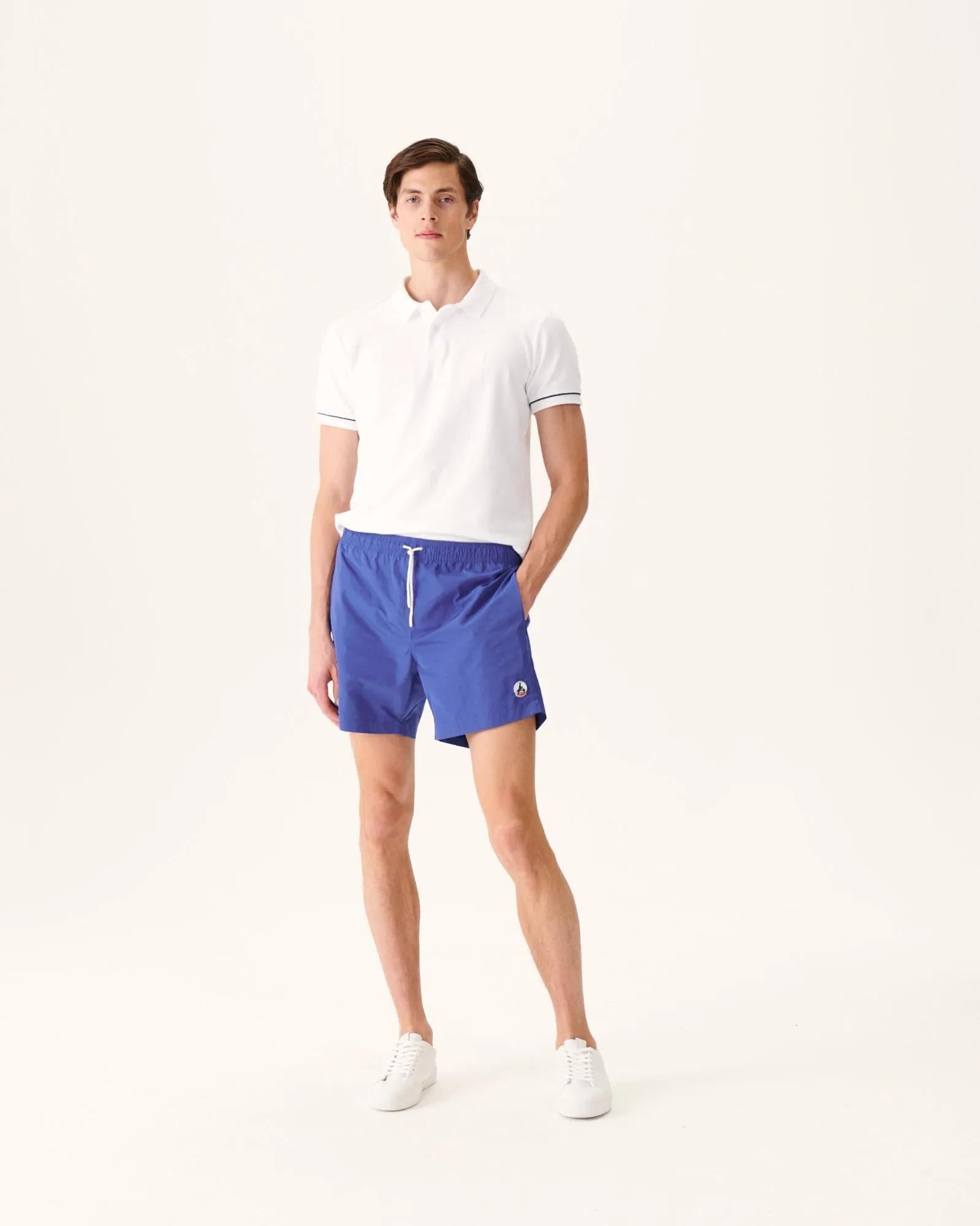 Dark denim Biarritz swim shorts