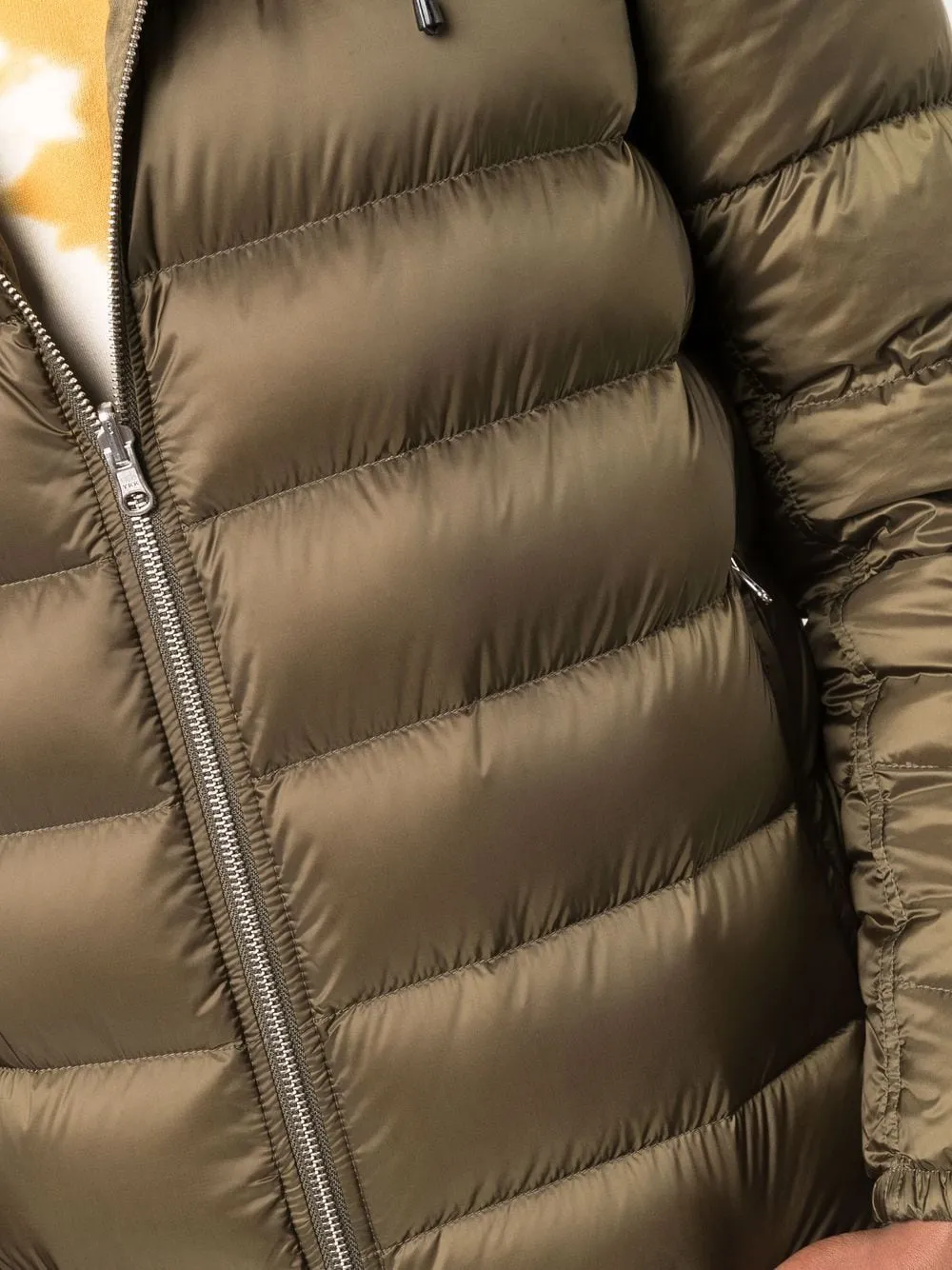 DOWN LINER JACKET WITH POCKETS - OLIVE