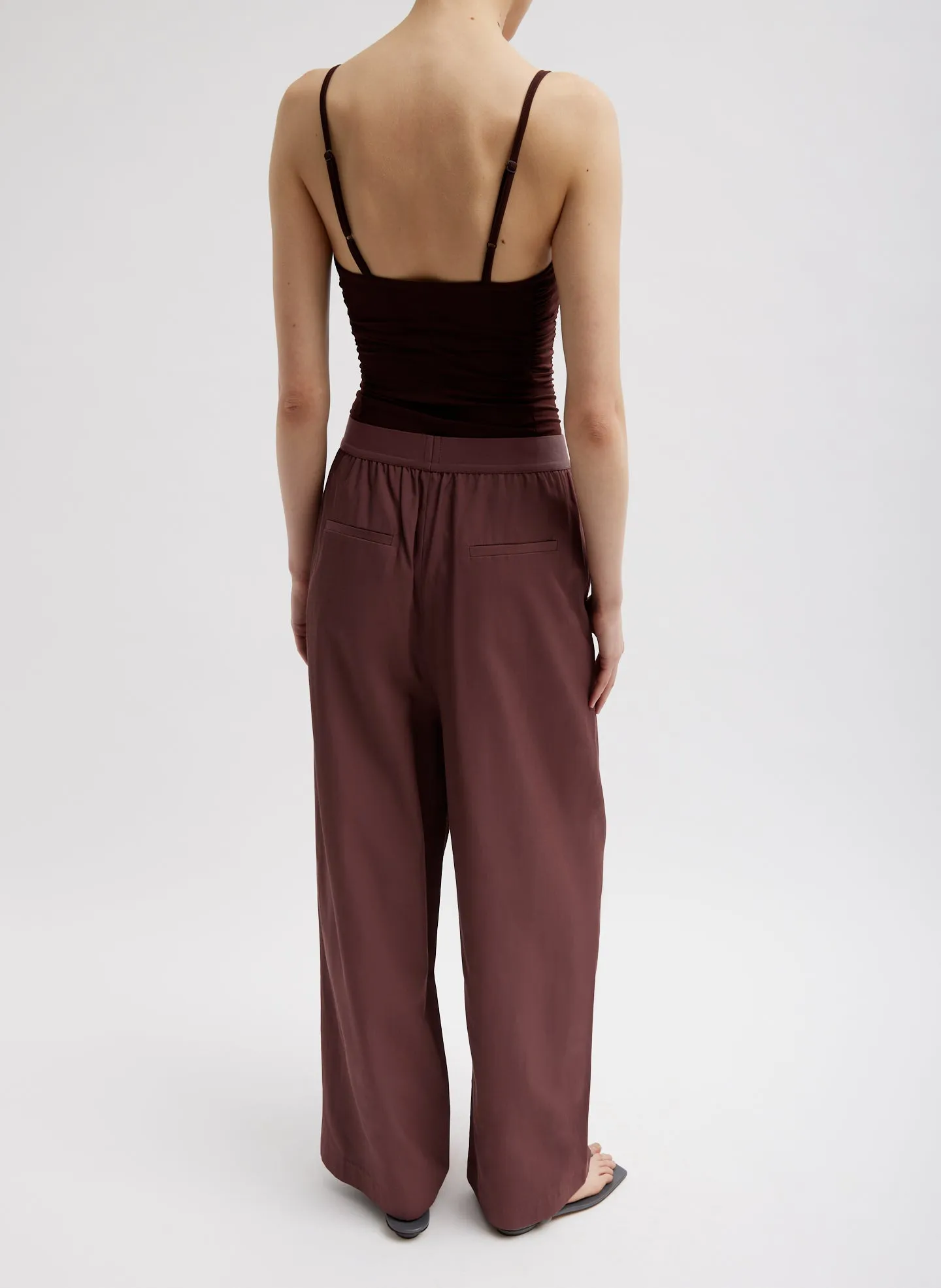 Drapey Suiting Marit Pull On Pant