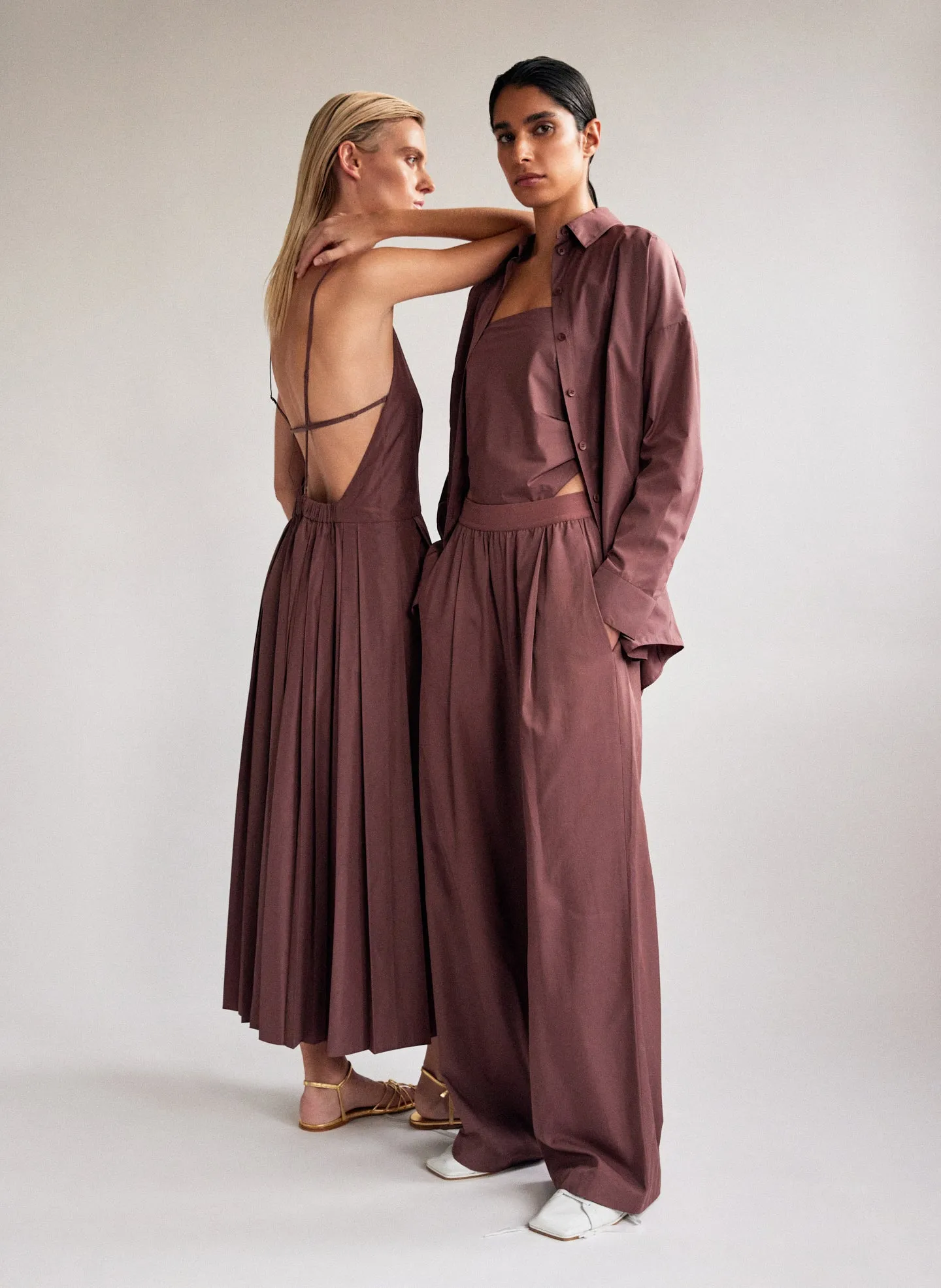 Drapey Suiting Marit Pull On Pant