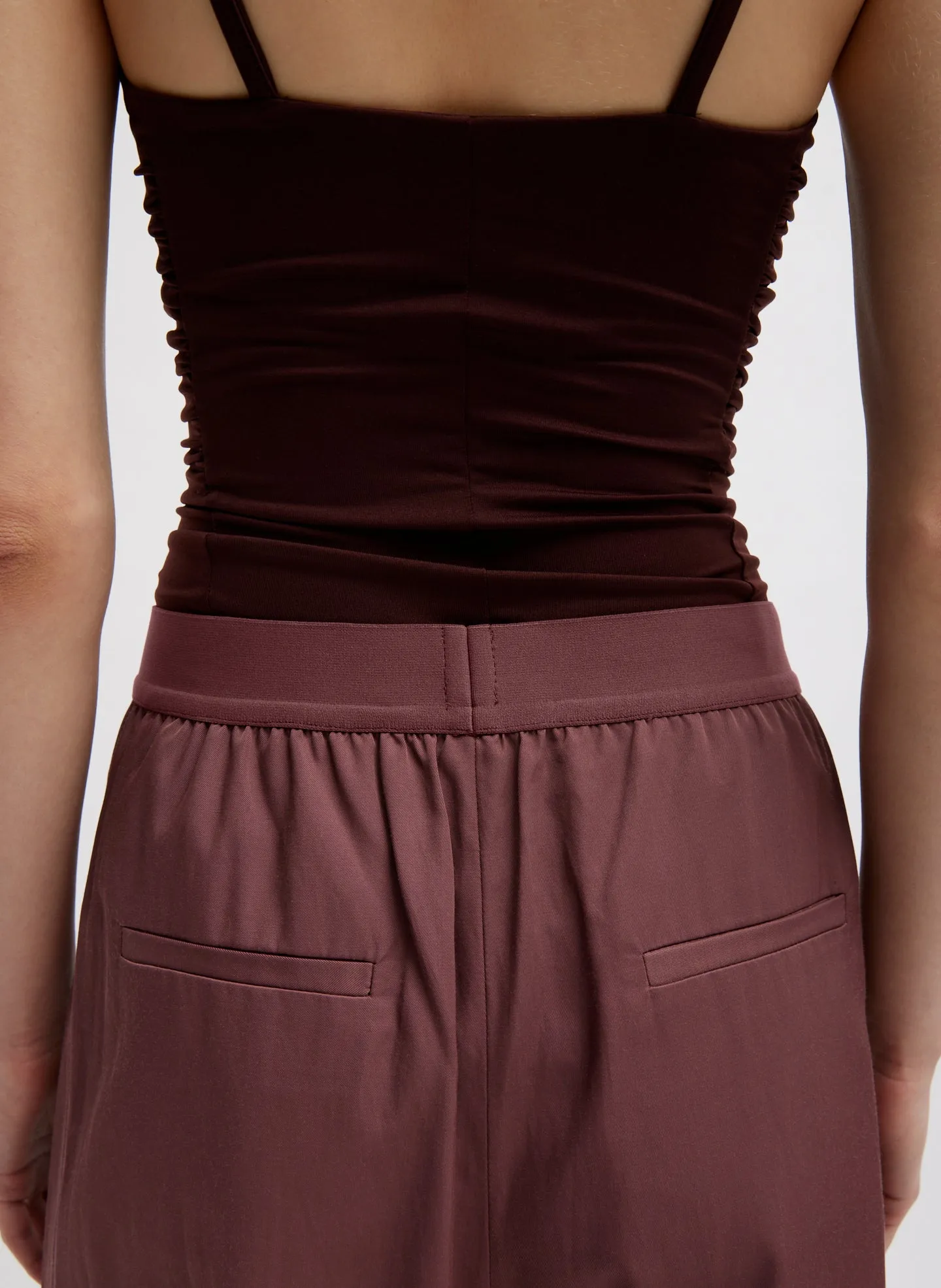 Drapey Suiting Marit Pull On Pant