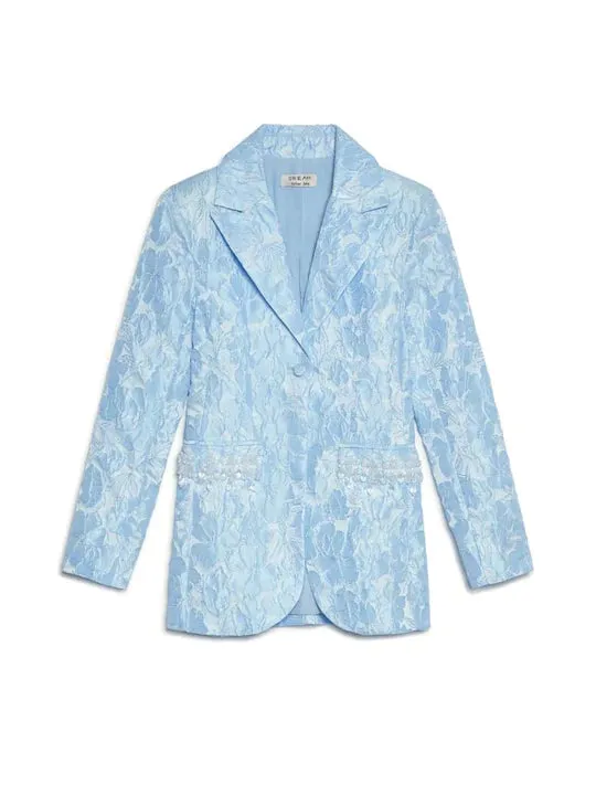 Dream Fleur Jacquard Embellished Blazer