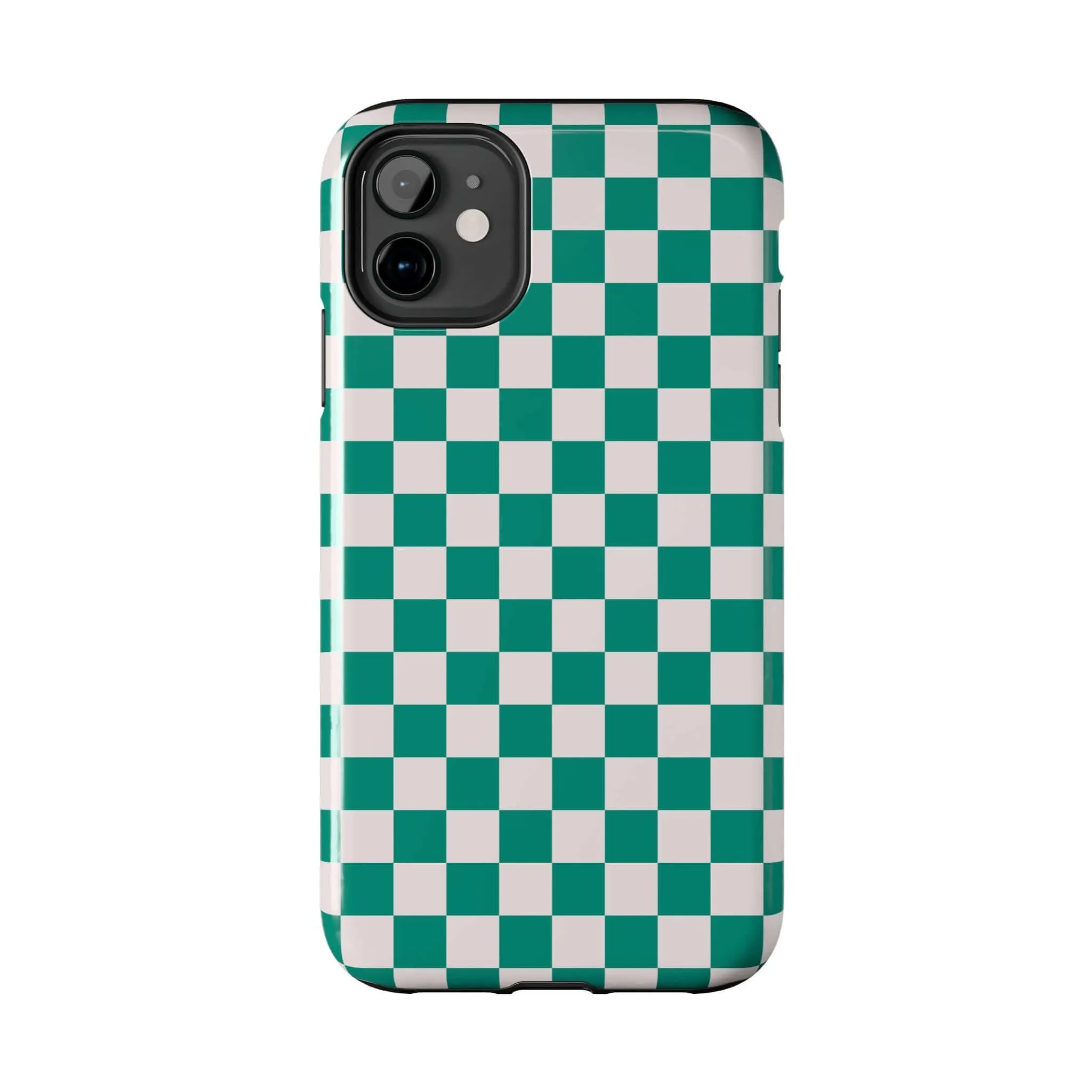 Effortlessly Chic | Green Checkered Case