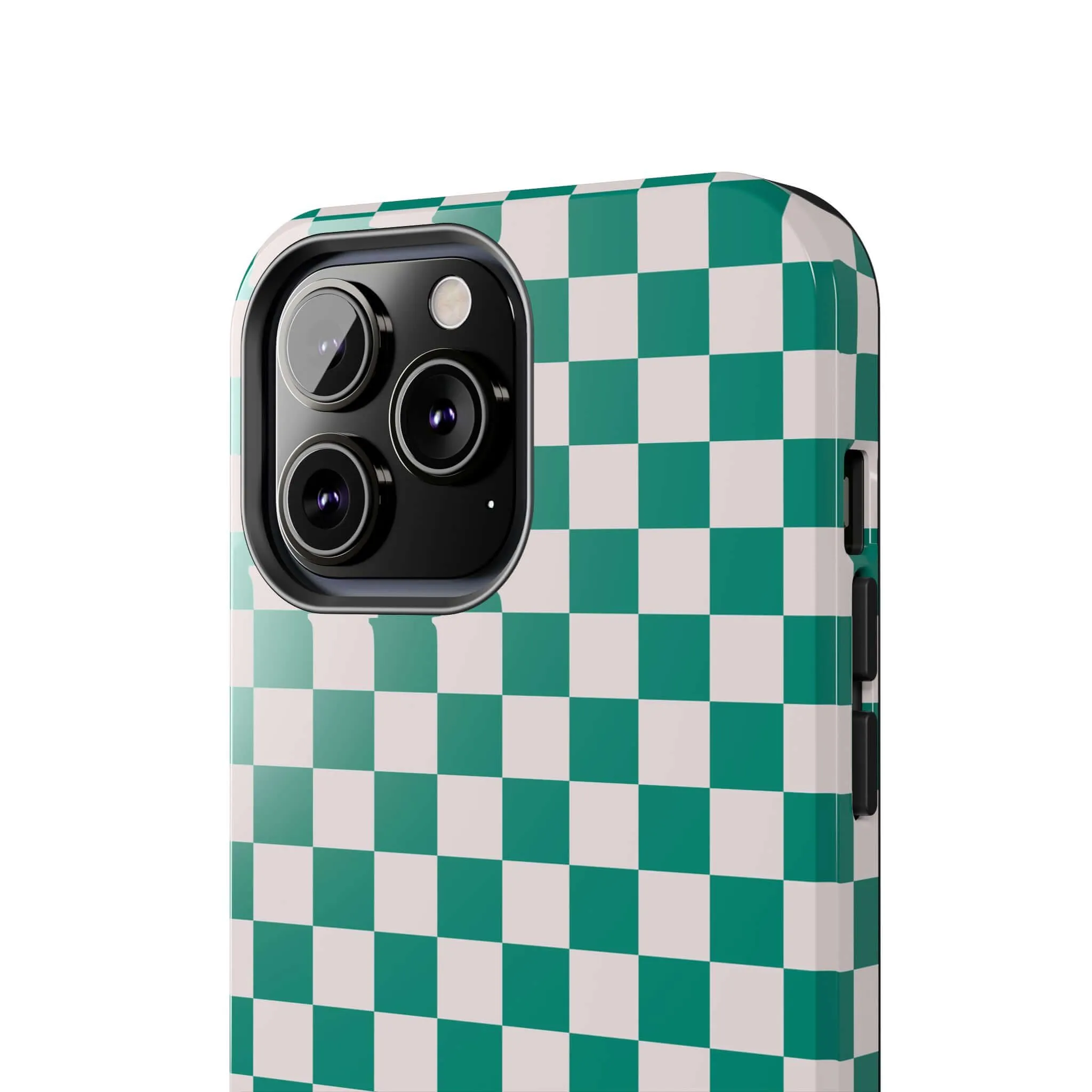 Effortlessly Chic | Green Checkered Case