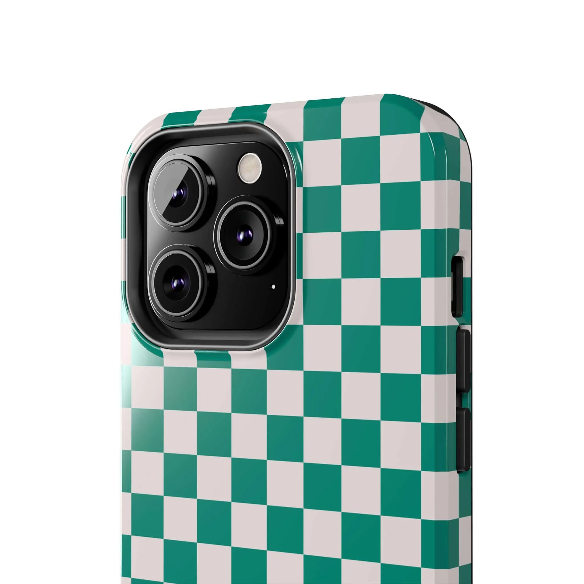 Effortlessly Chic | Green Checkered Case
