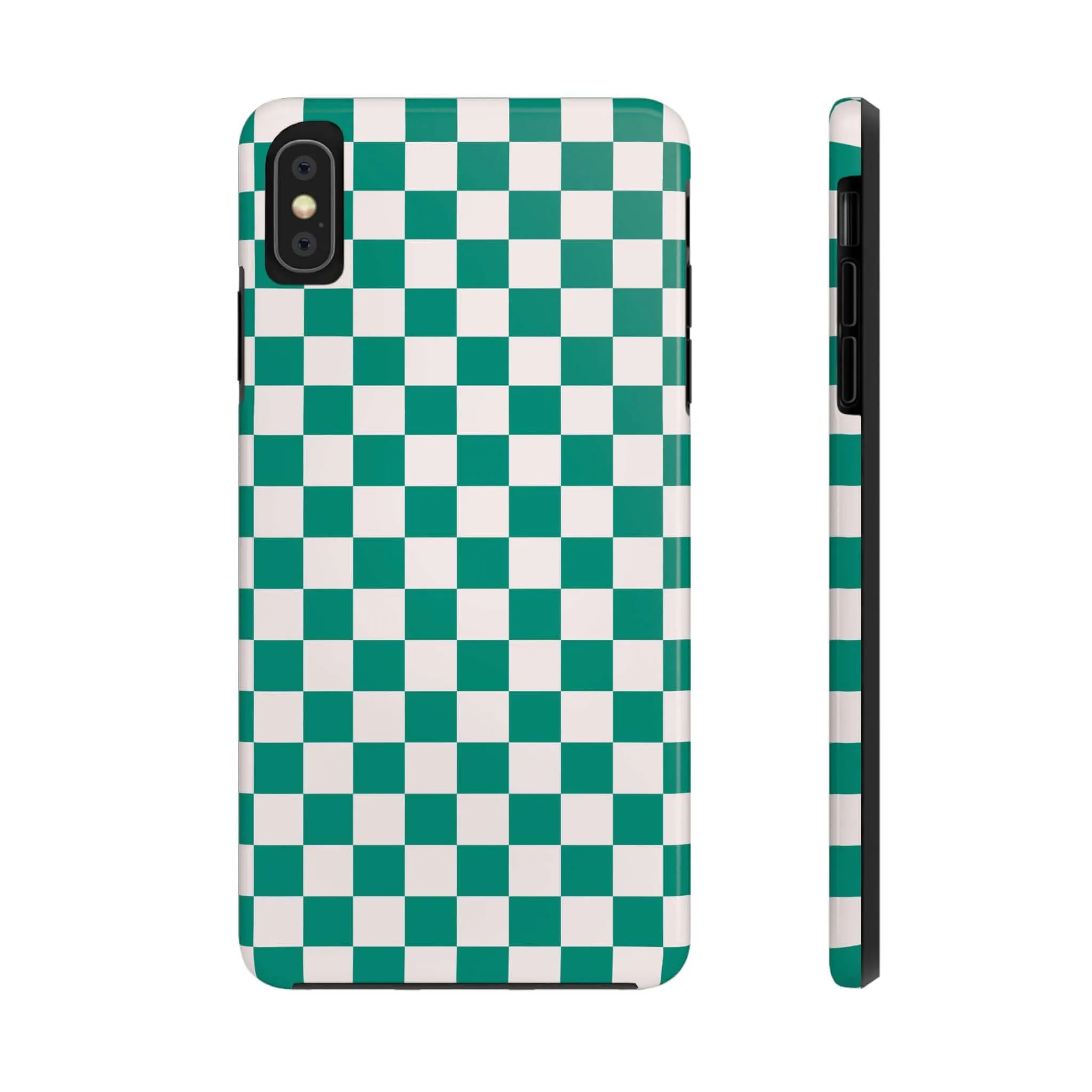 Effortlessly Chic | Green Checkered Case
