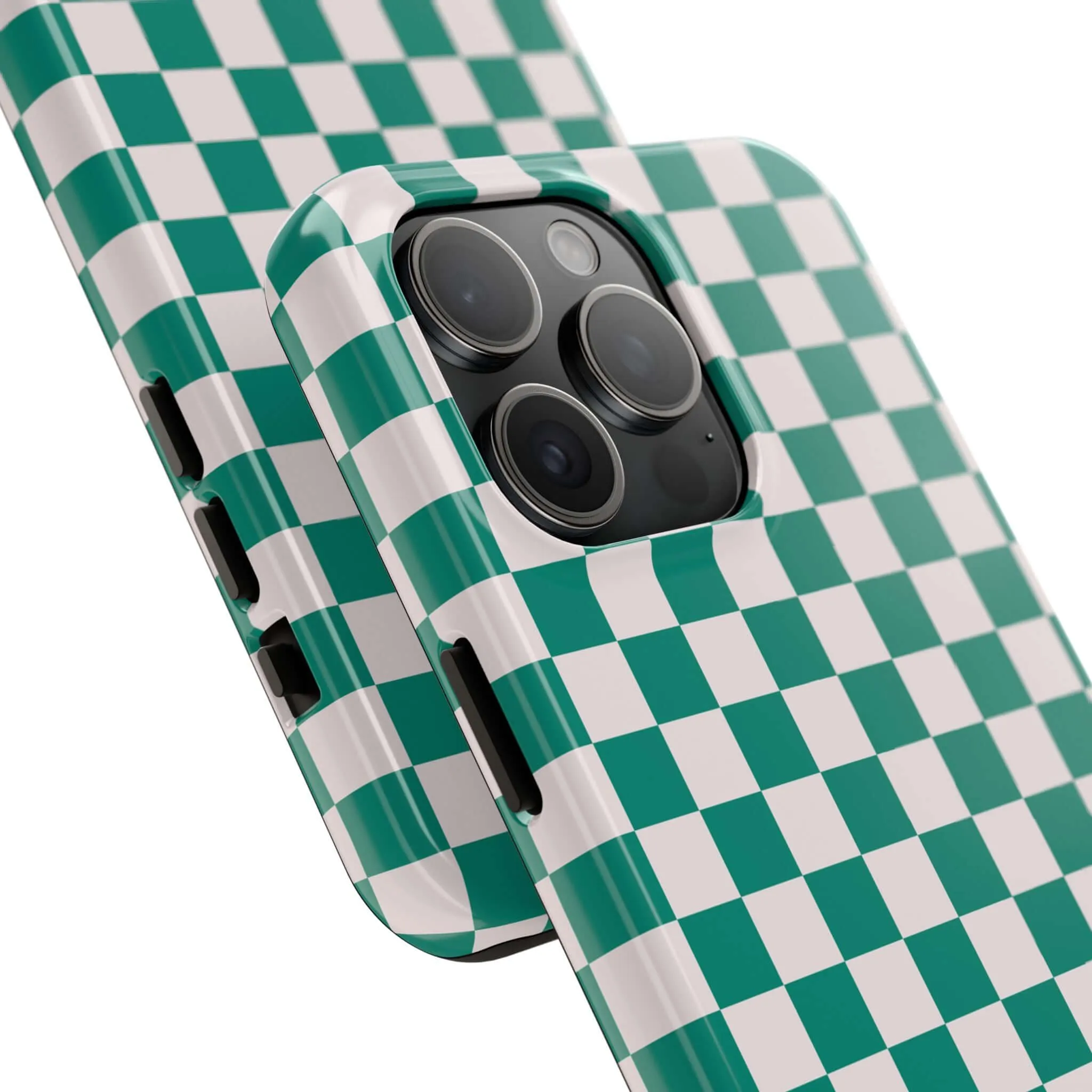 Effortlessly Chic | Green Checkered Case