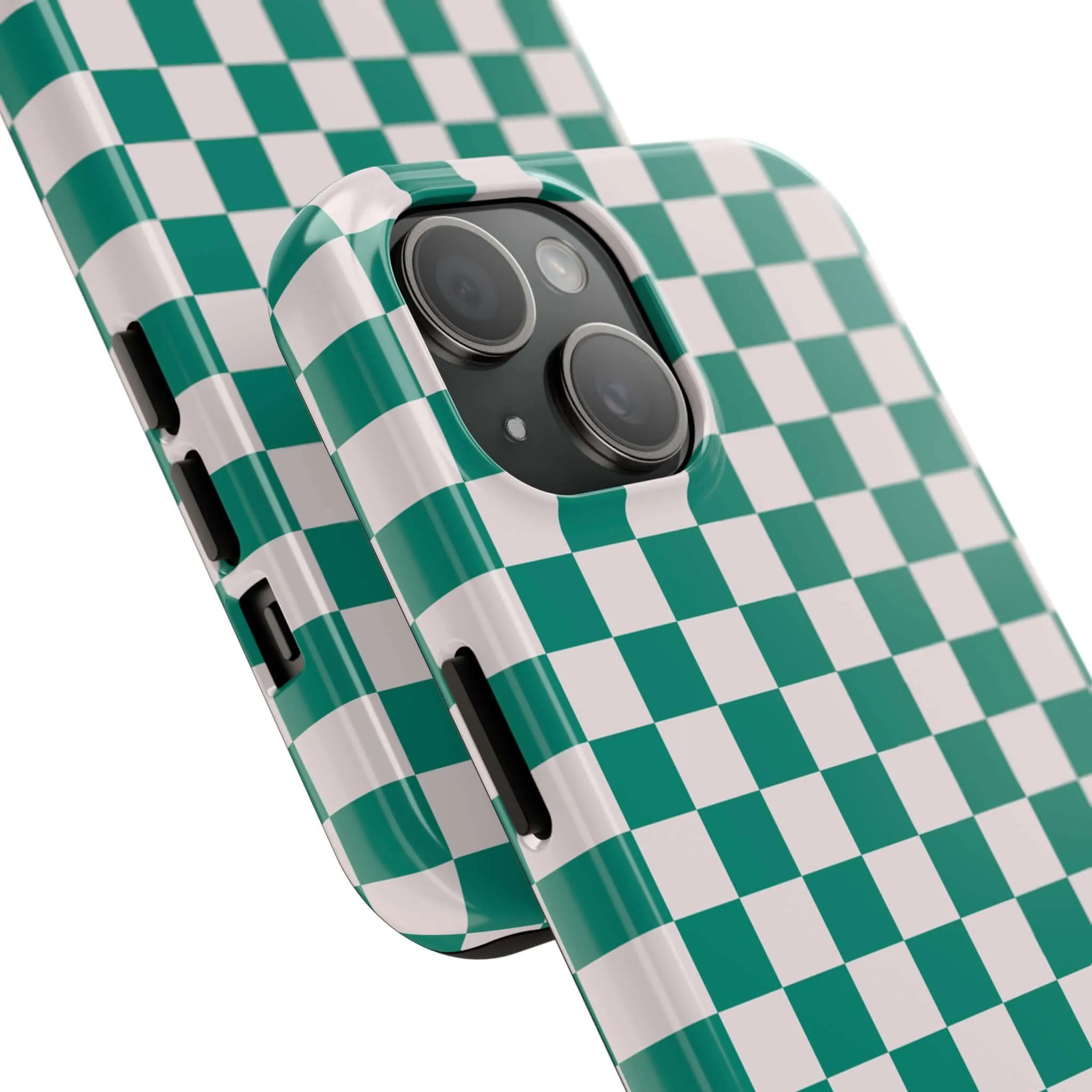 Effortlessly Chic | Green Checkered Case
