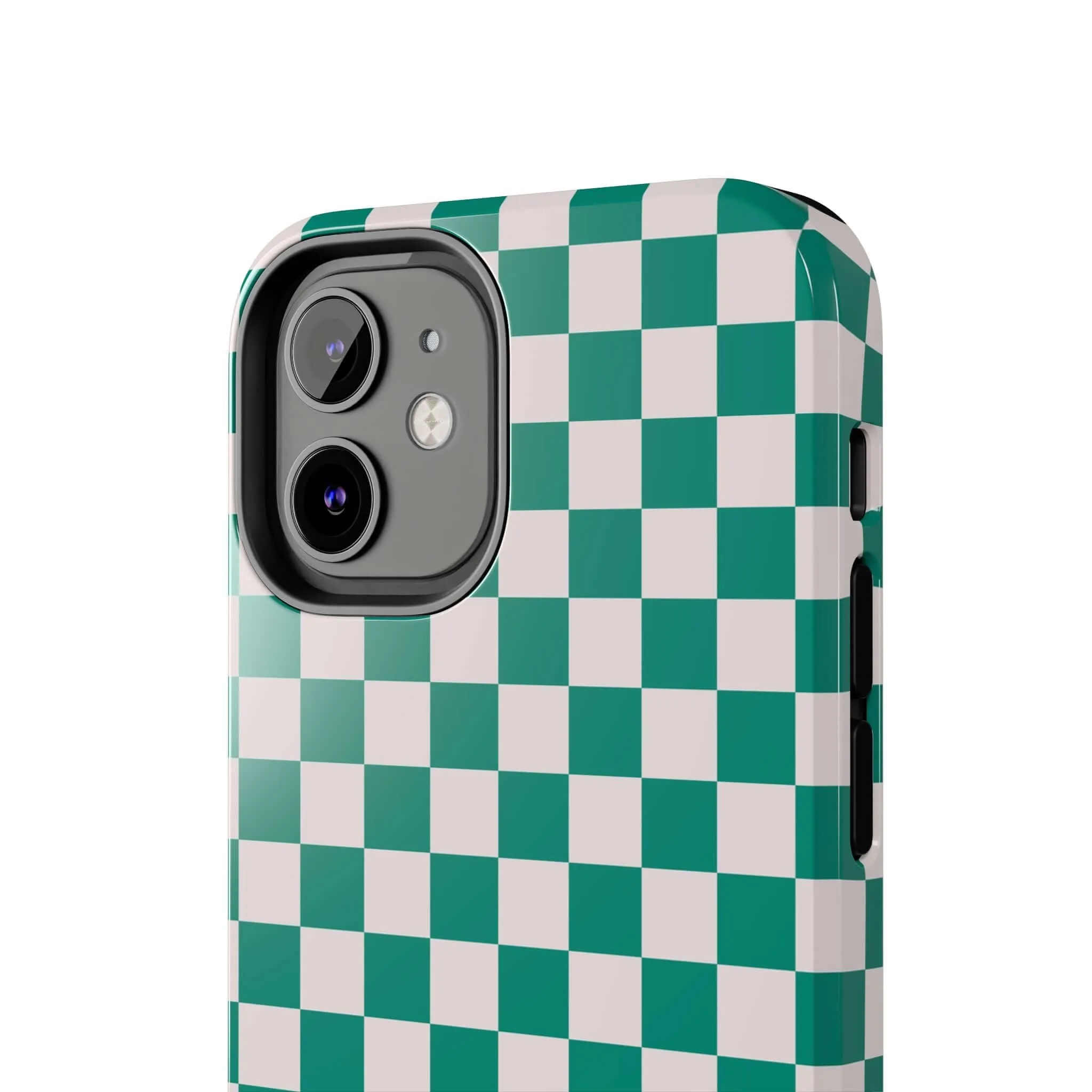 Effortlessly Chic | Green Checkered Case