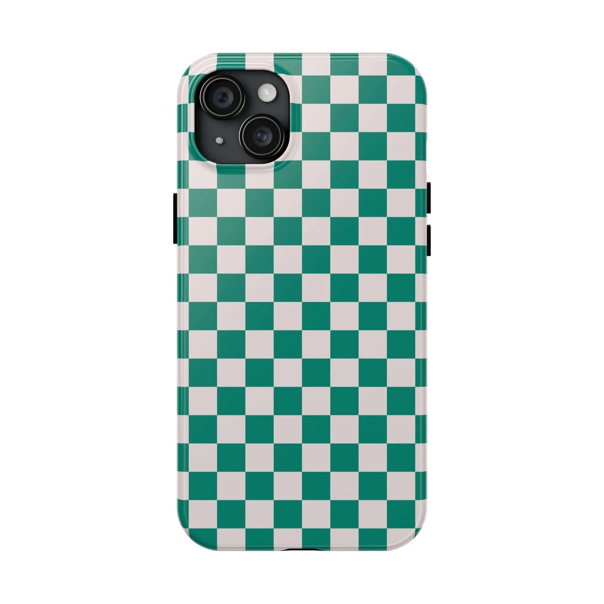 Effortlessly Chic | Green Checkered Case