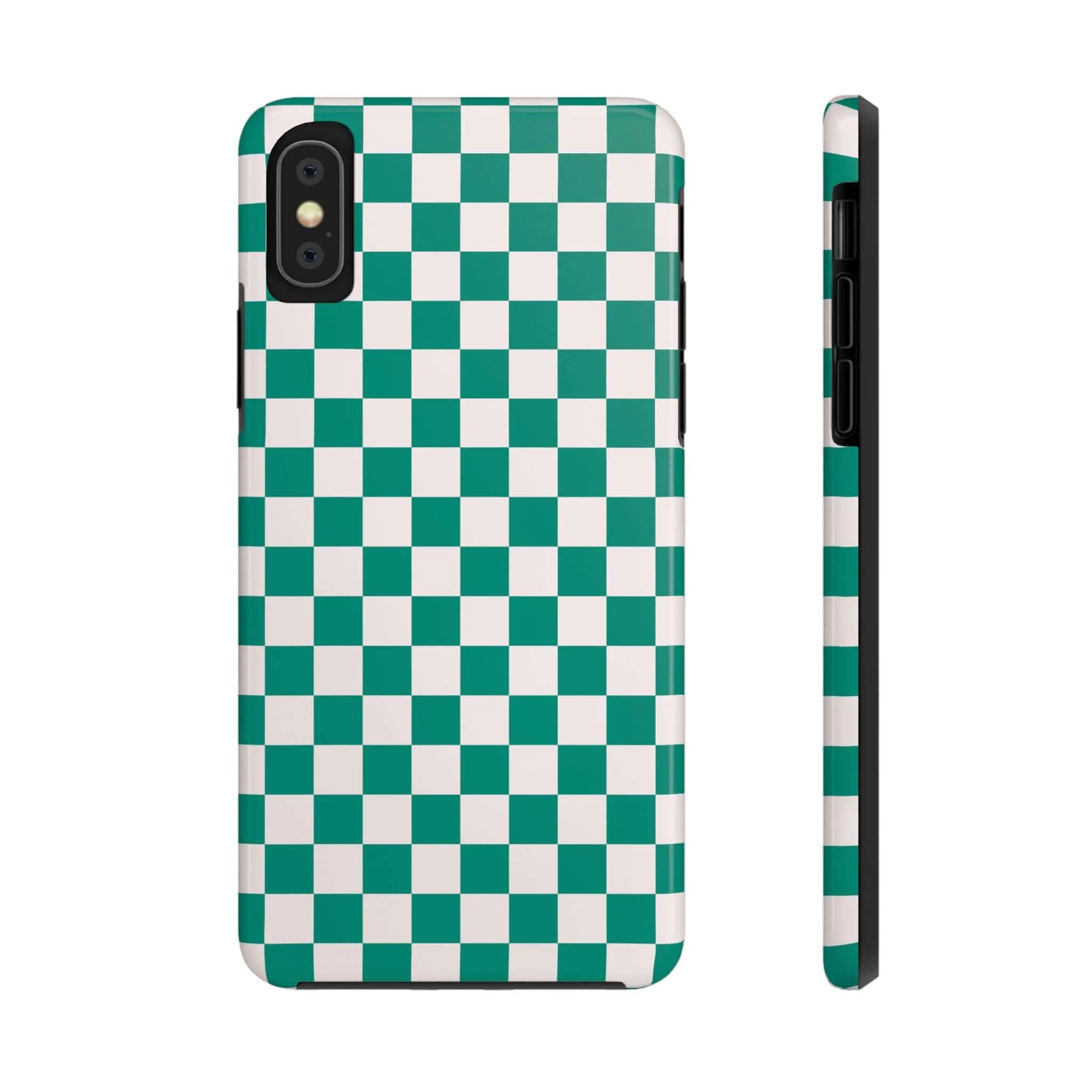 Effortlessly Chic | Green Checkered Case