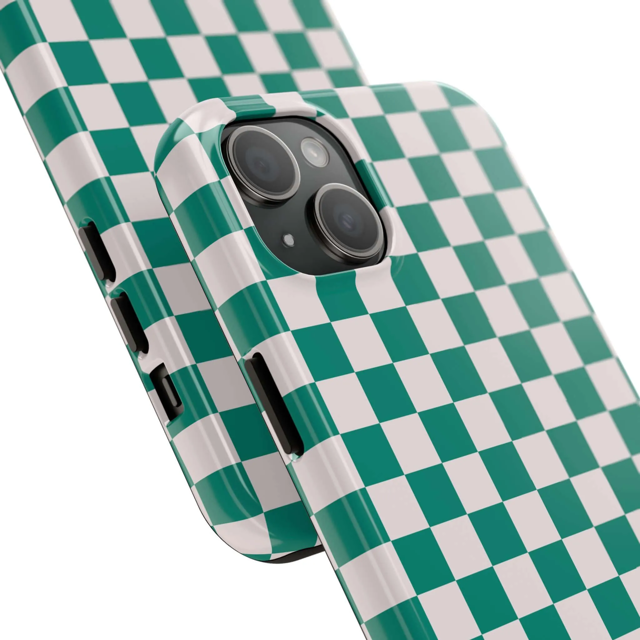 Effortlessly Chic | Green Checkered Case