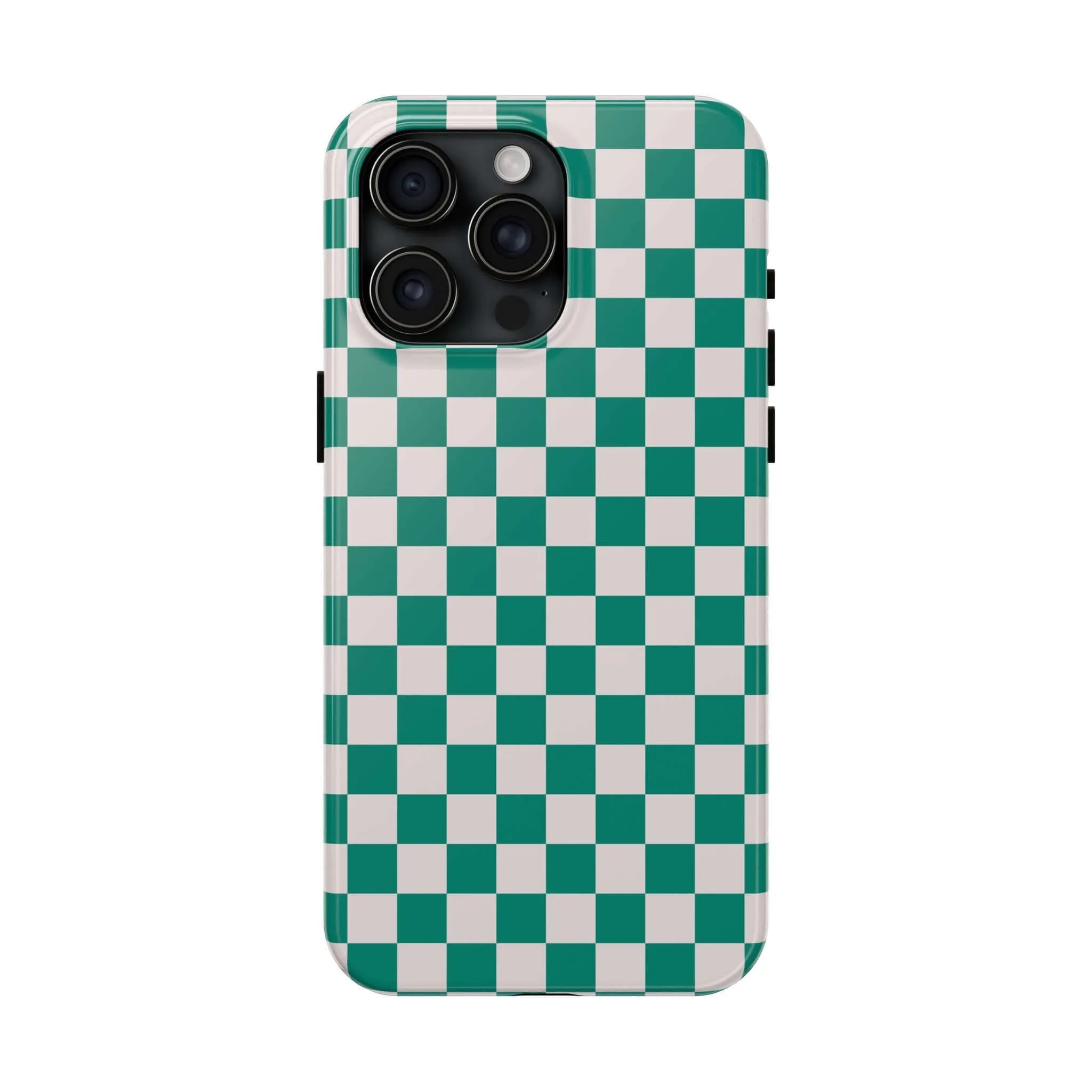 Effortlessly Chic | Green Checkered Case