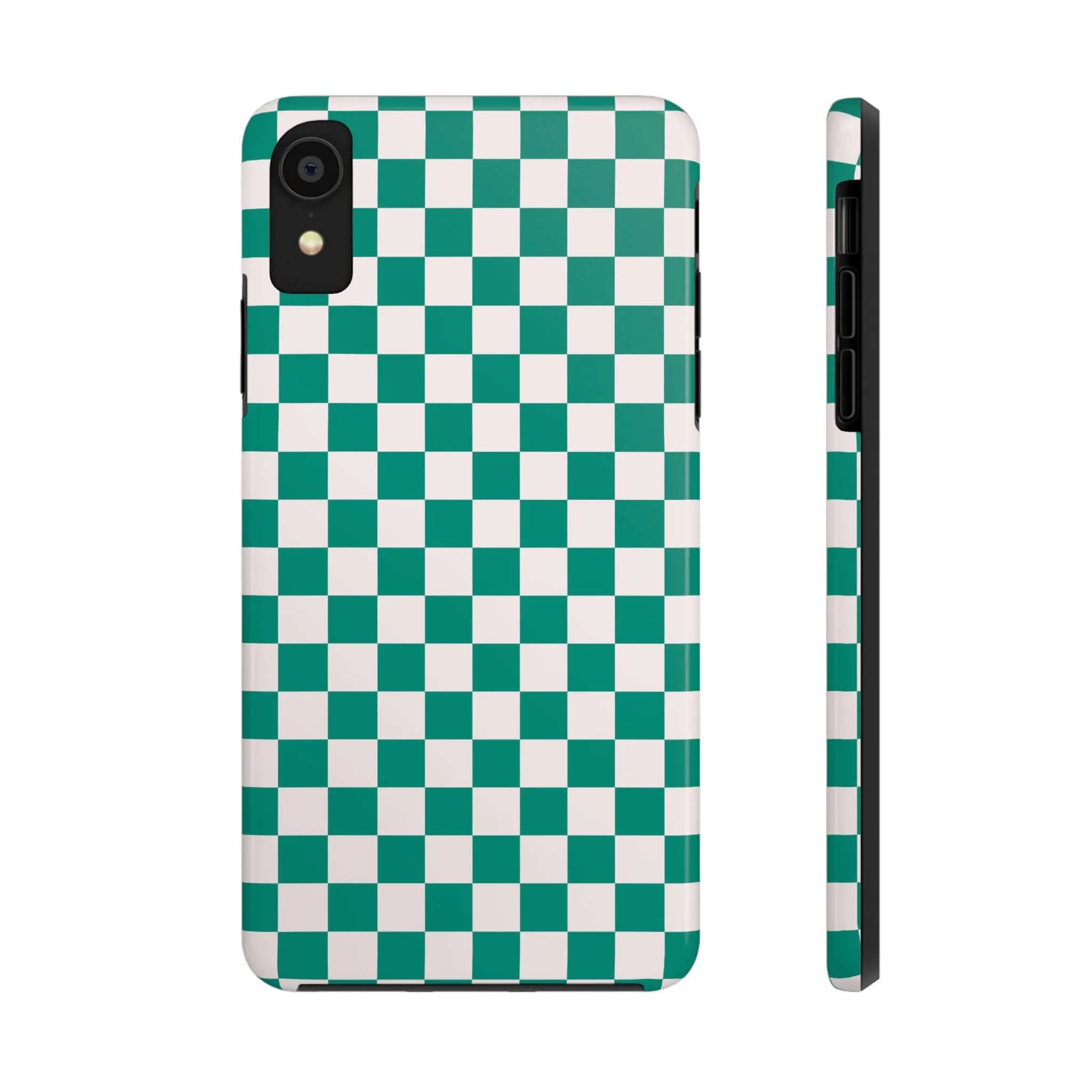 Effortlessly Chic | Green Checkered Case